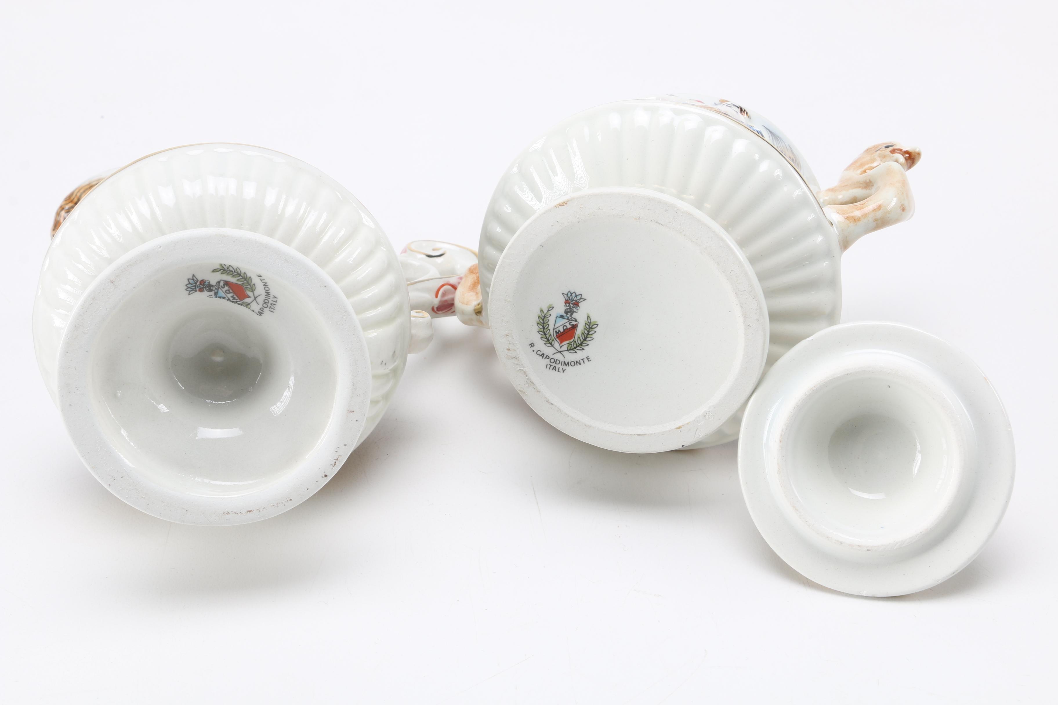 R. Capodimonte Italian Porcelain Chinaware