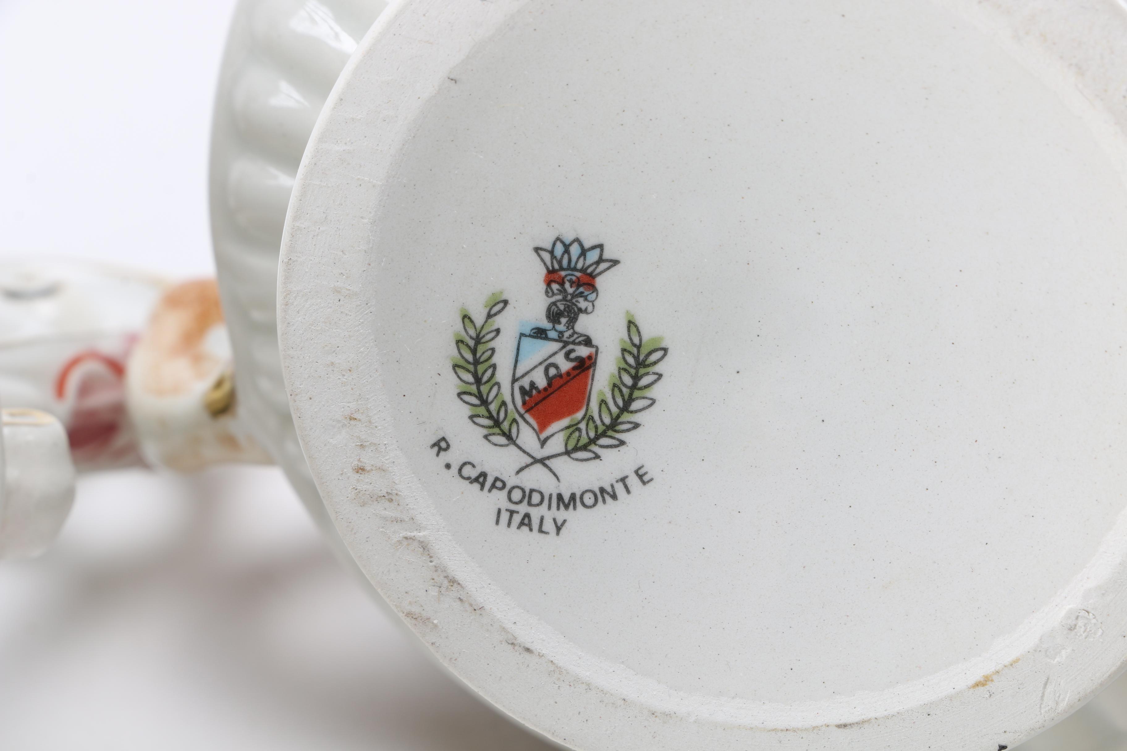 R. Capodimonte Italian Porcelain Chinaware