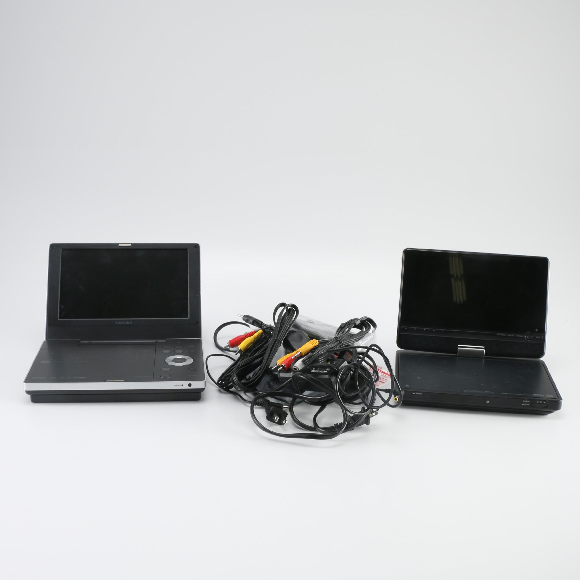 Sony and Toshiba Portable DVD Players