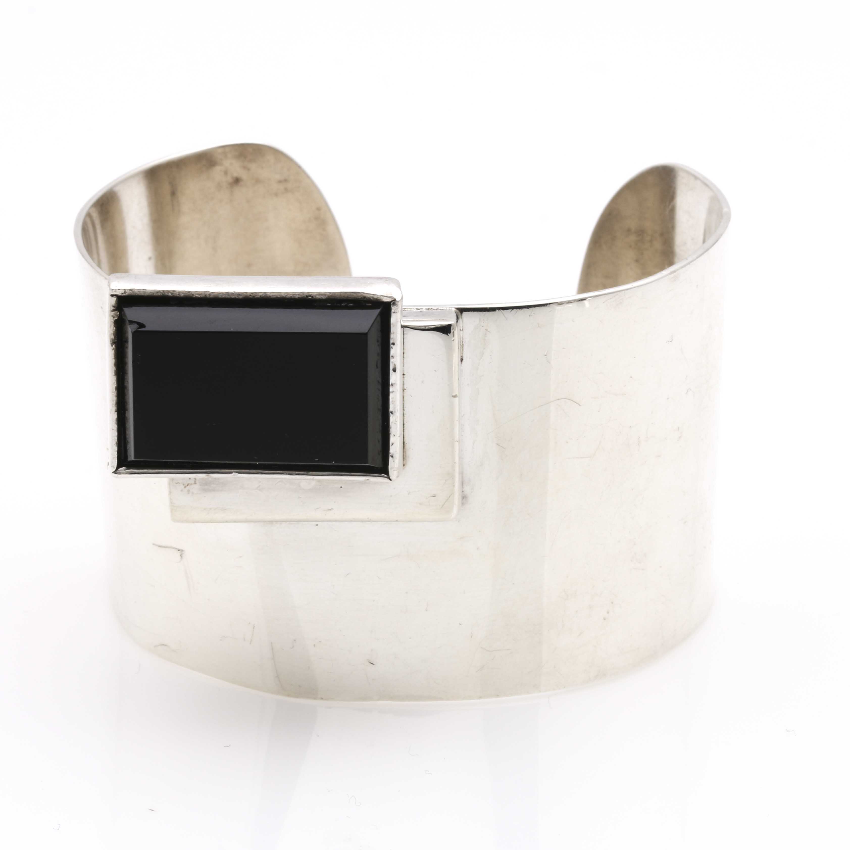 Sterling Silver Onyx Jewelry Parure