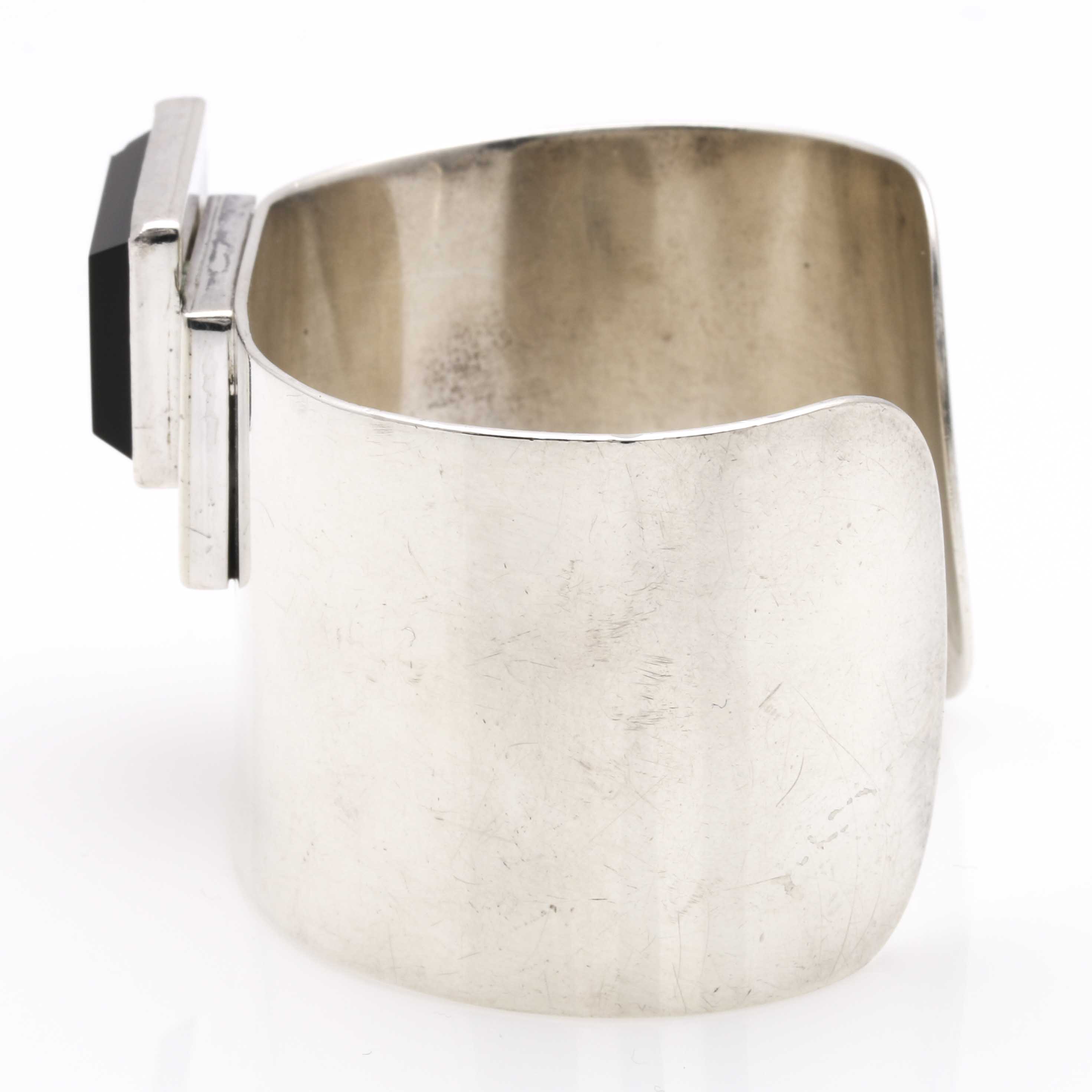 Sterling Silver Onyx Jewelry Parure