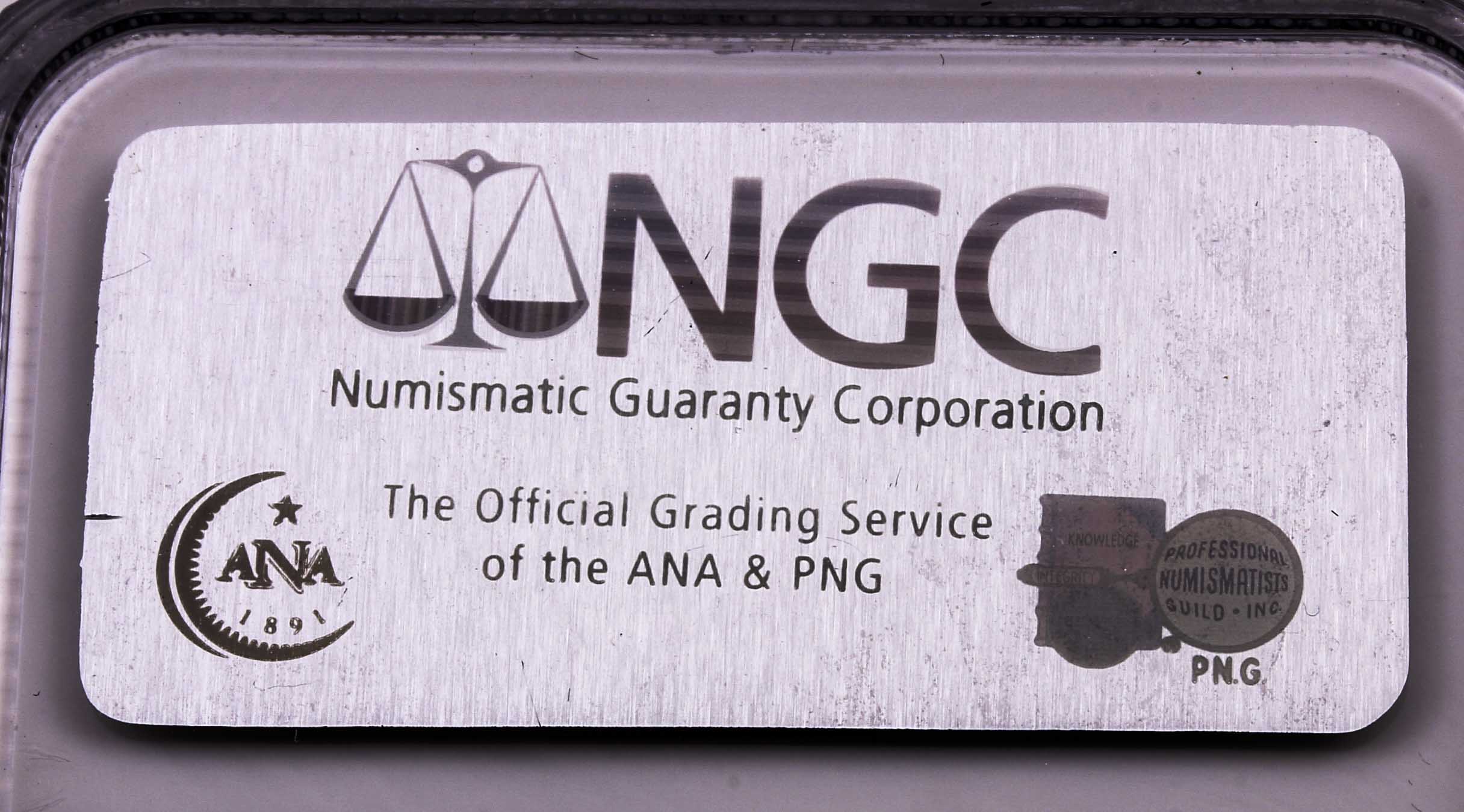 Ten Graded Presidential One Dollar Coins