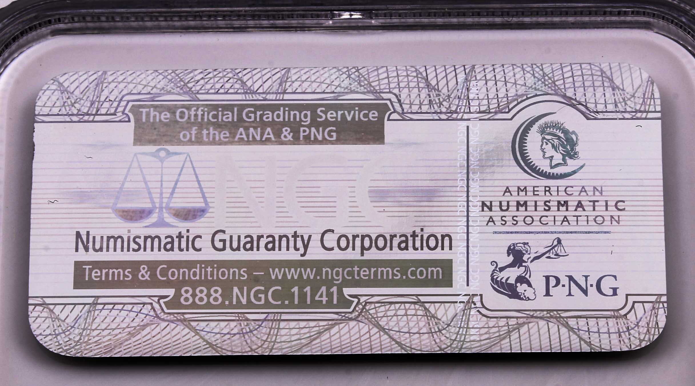 Ten Graded Presidential One Dollar Coins