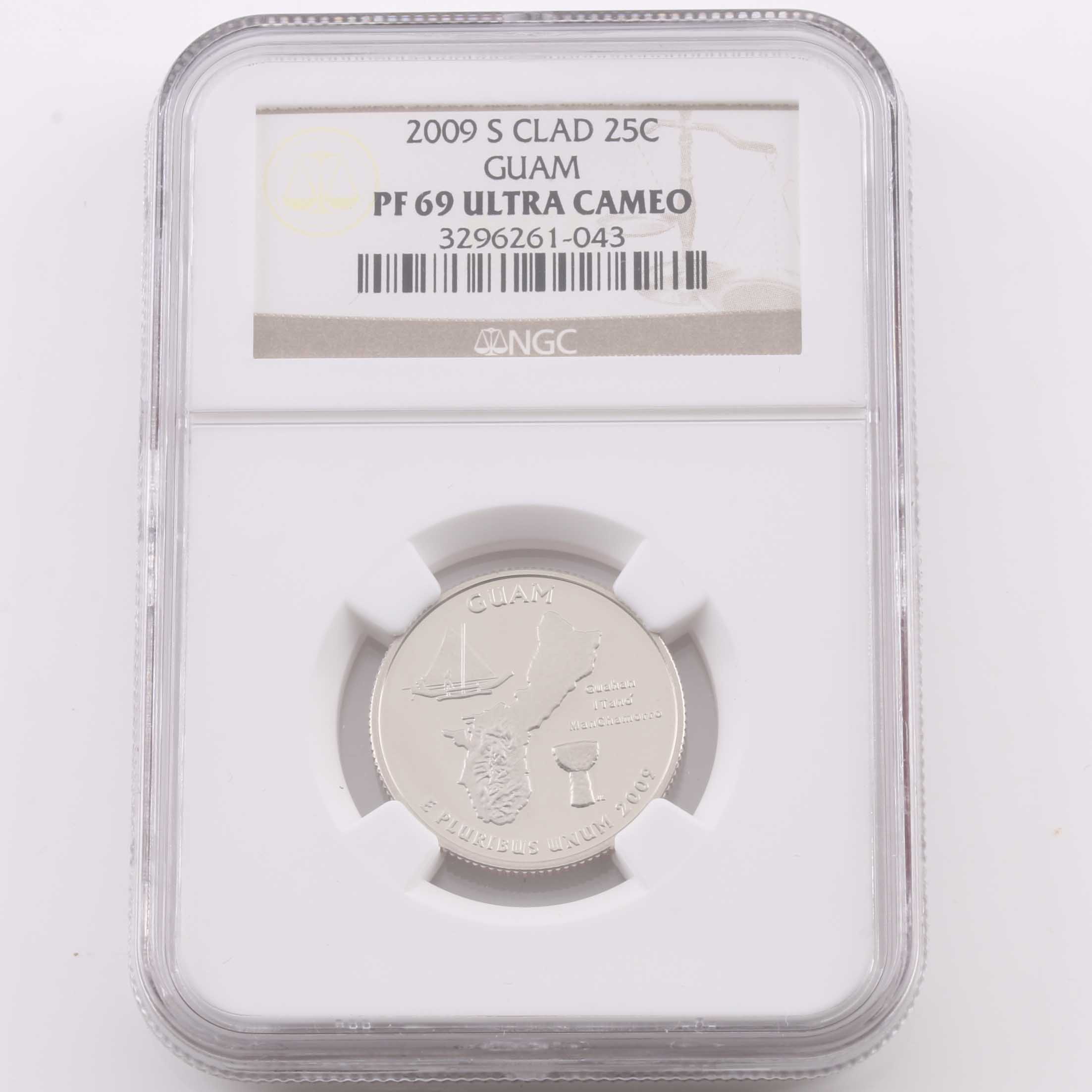 Seven Graded U.S. Statehood Proof Quarters