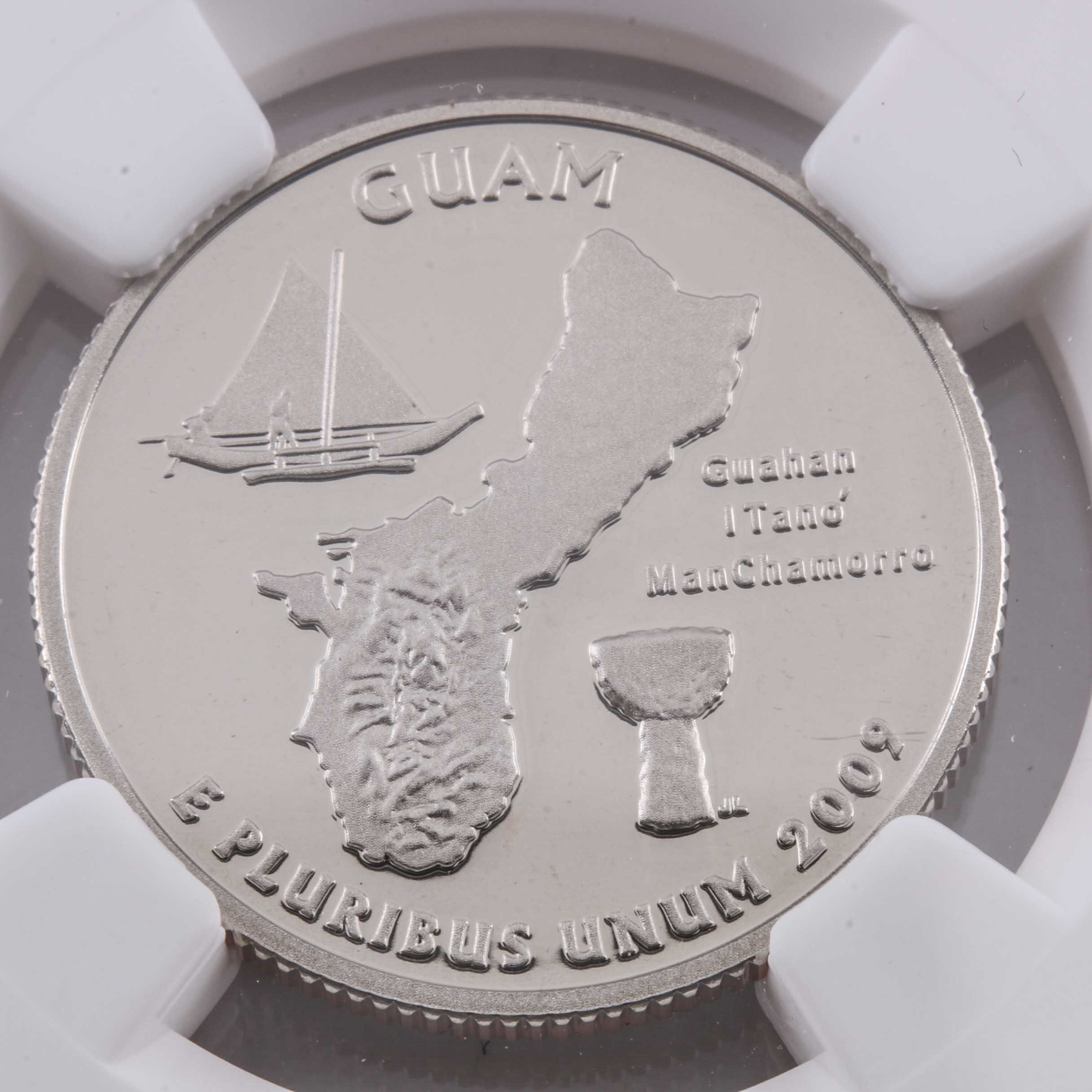 Seven Graded U.S. Statehood Proof Quarters