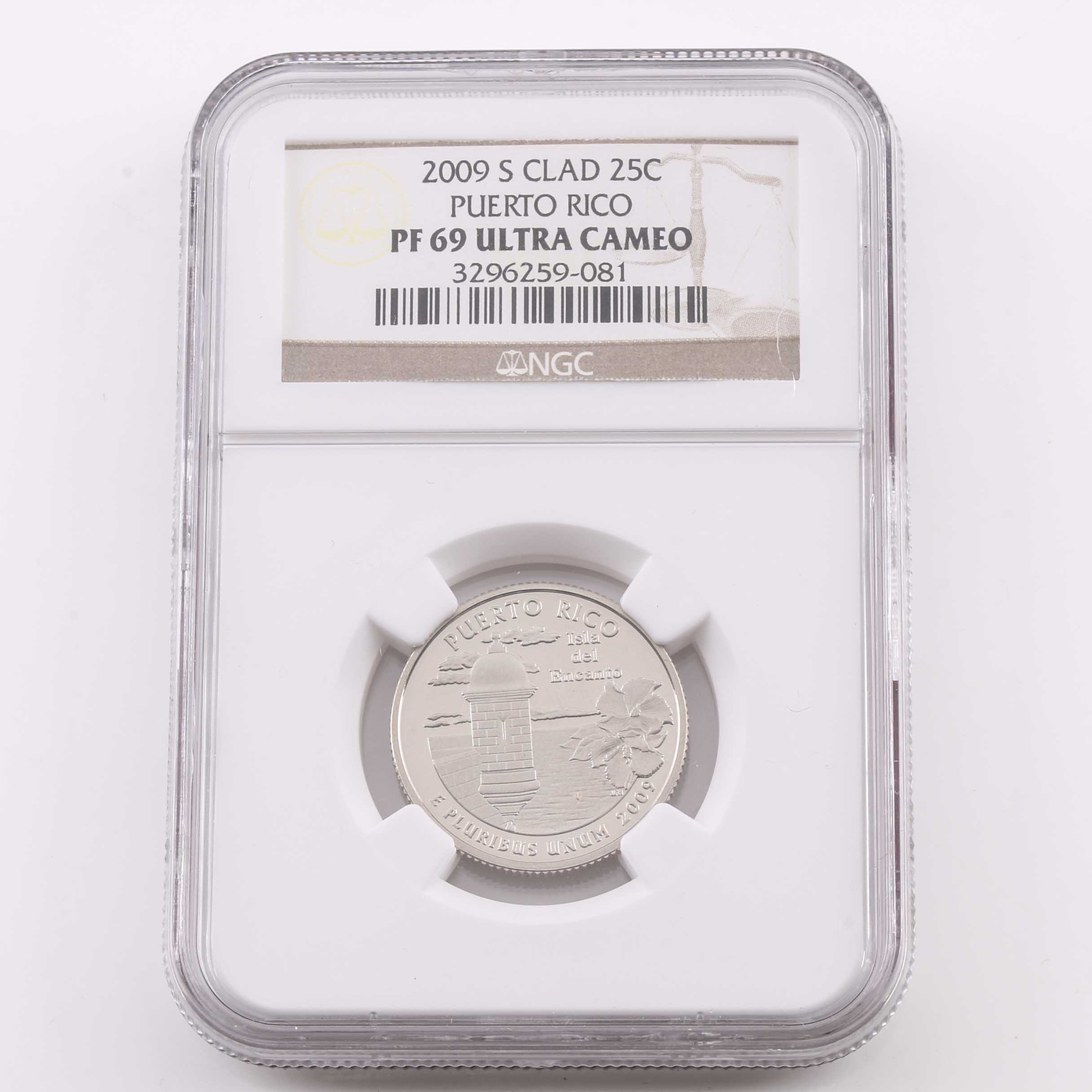 Seven Graded U.S. Statehood Proof Quarters