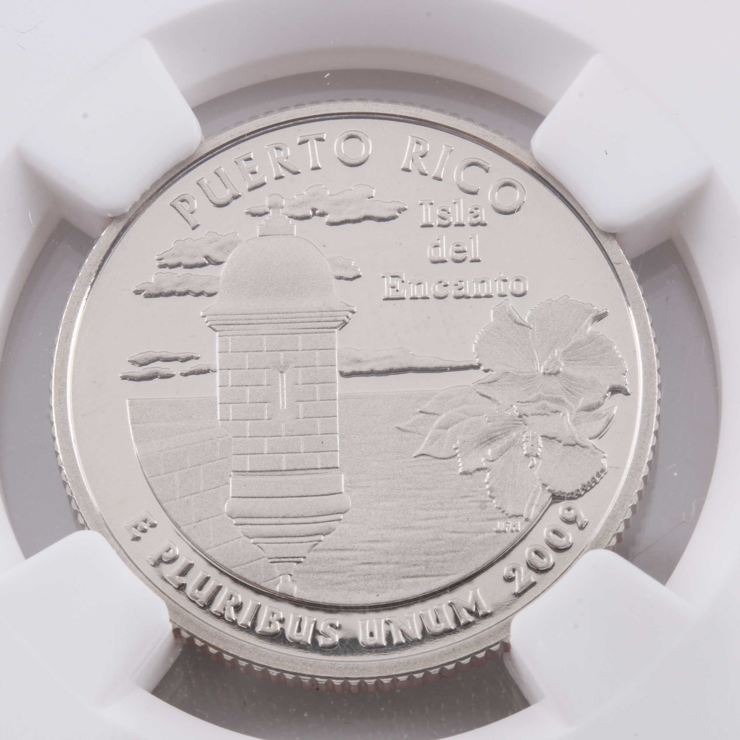 Seven Graded U.S. Statehood Proof Quarters