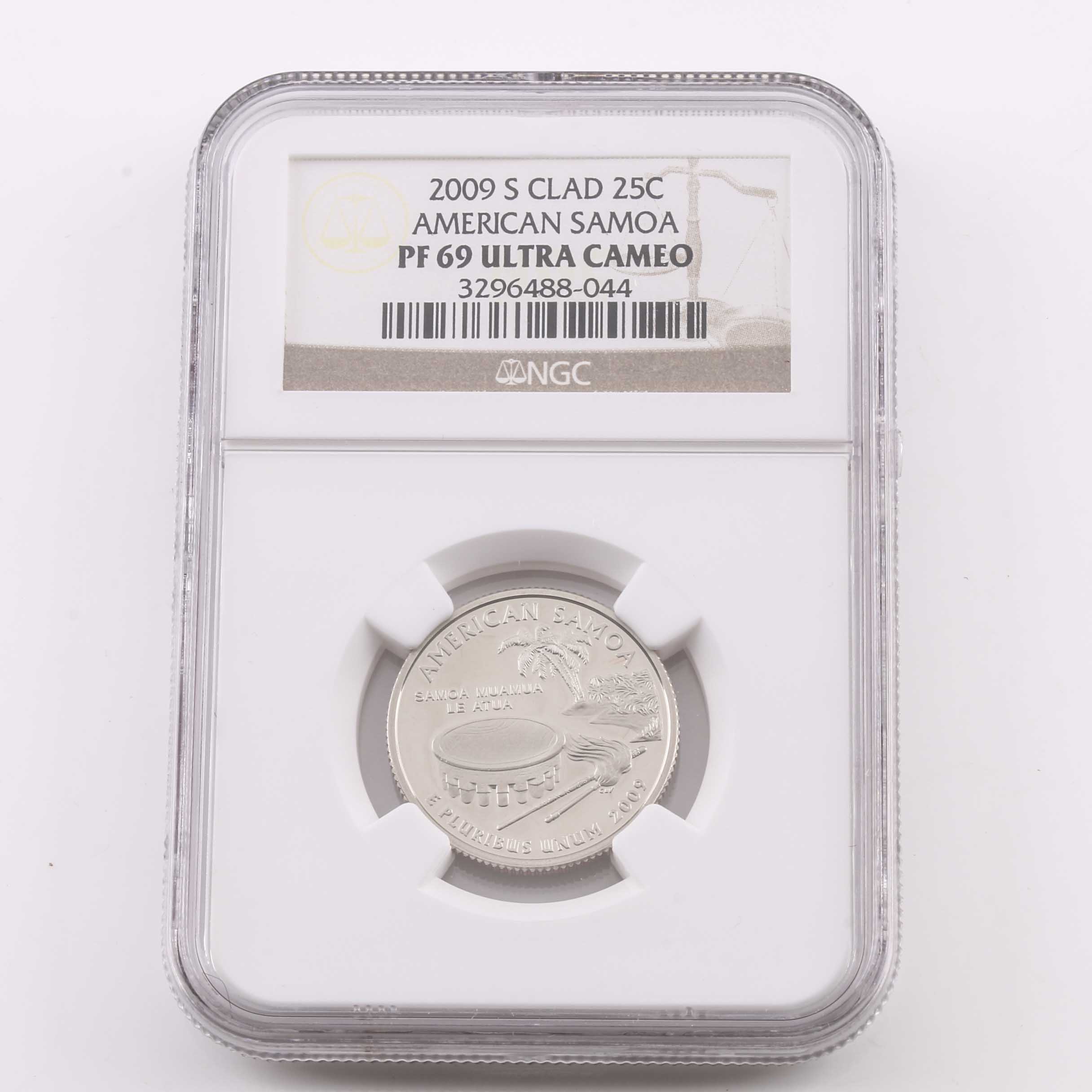 Seven Graded U.S. Statehood Proof Quarters
