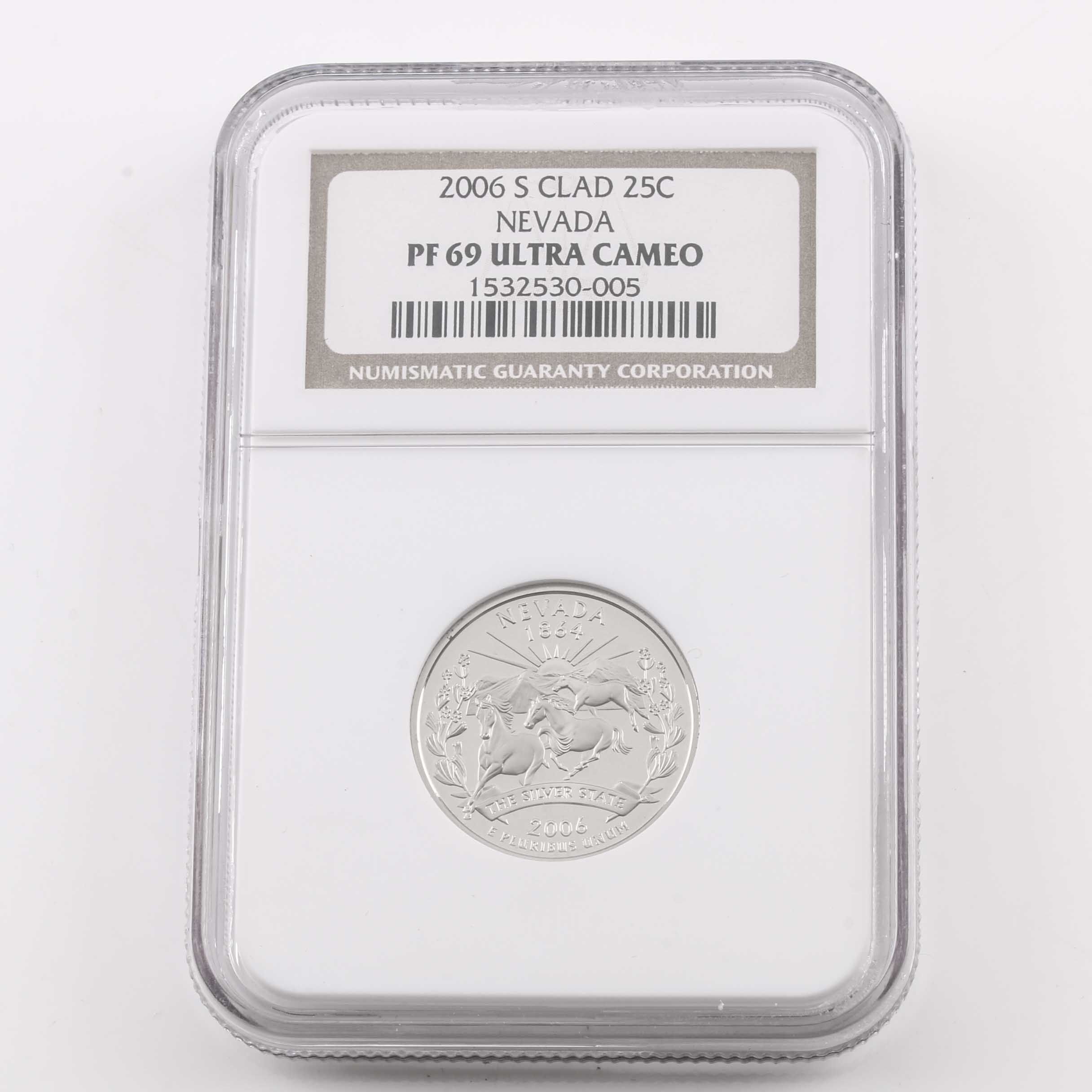 Seven Graded U.S. Statehood Proof Quarters