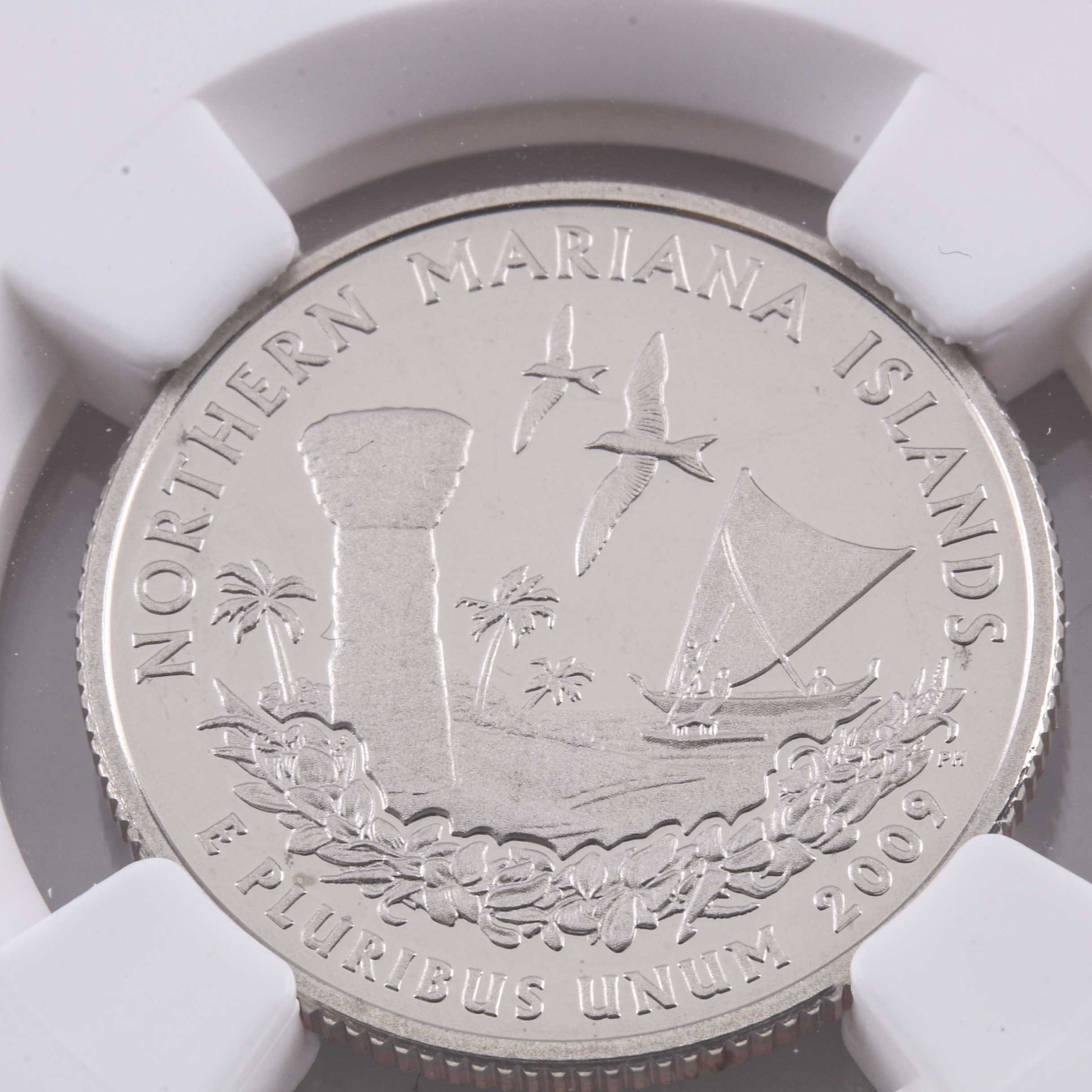 Seven Graded U.S. Statehood Proof Quarters