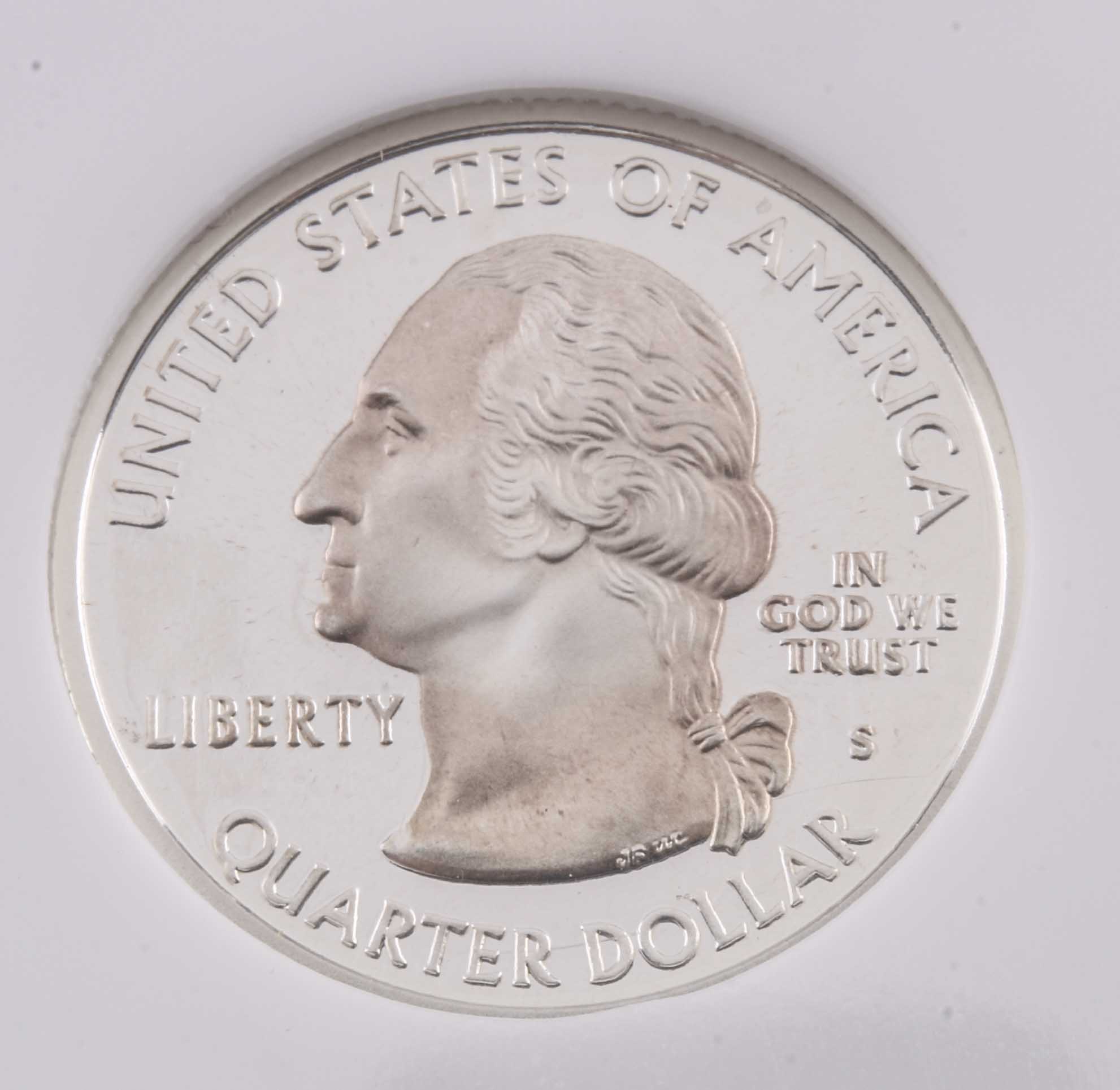 Eight Graded U.S. Quarters