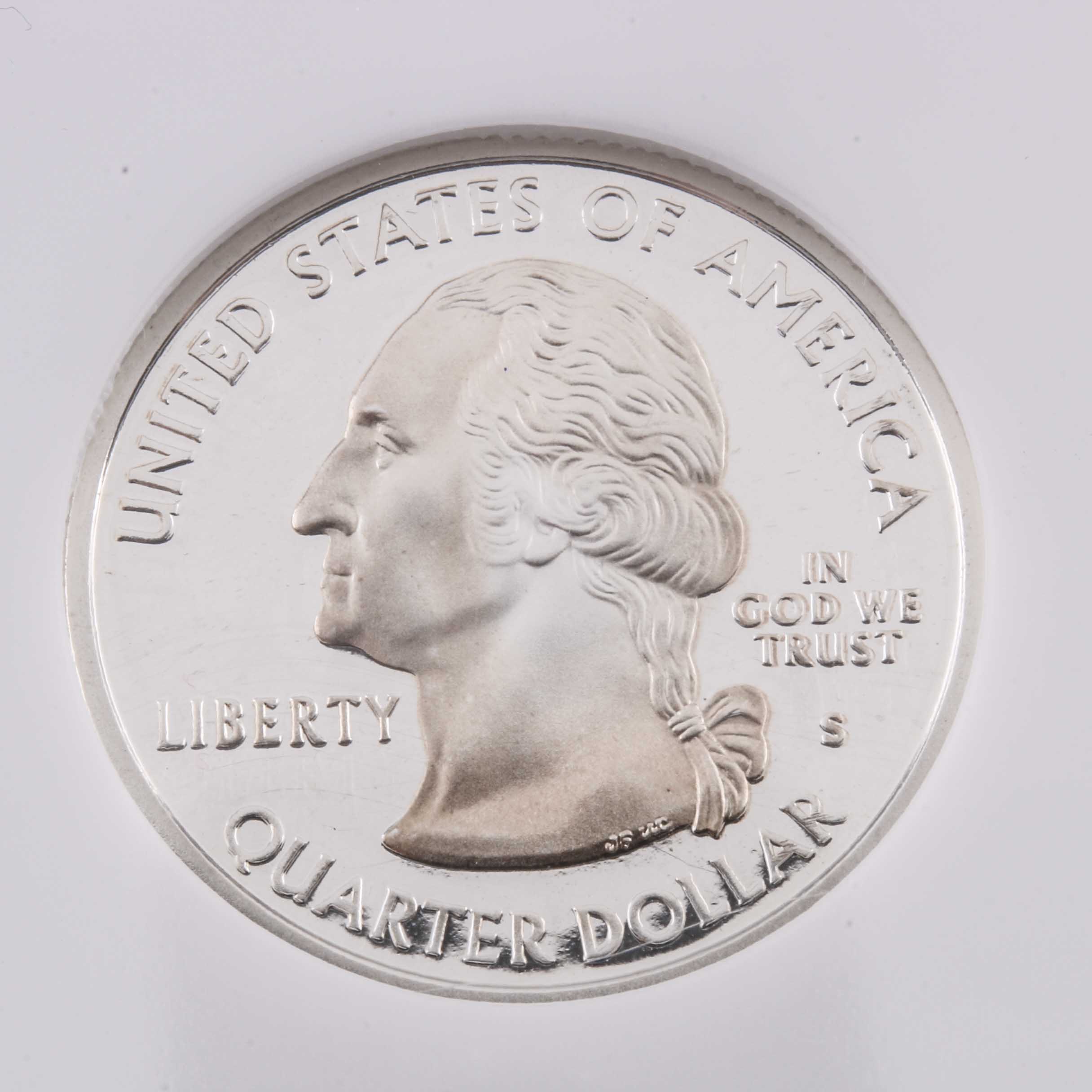 Eight Graded U.S. Quarters