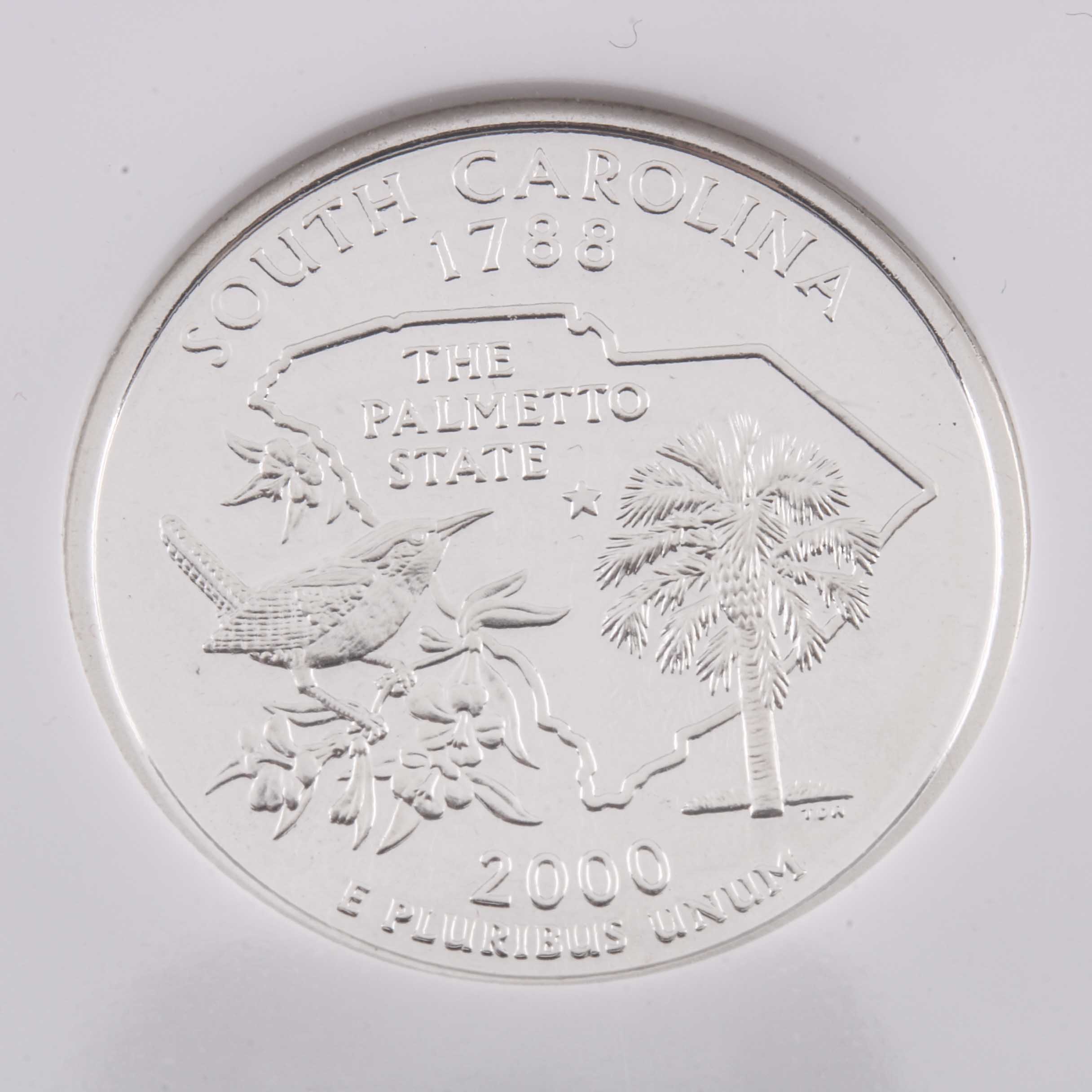 Eight Graded U.S. Quarters