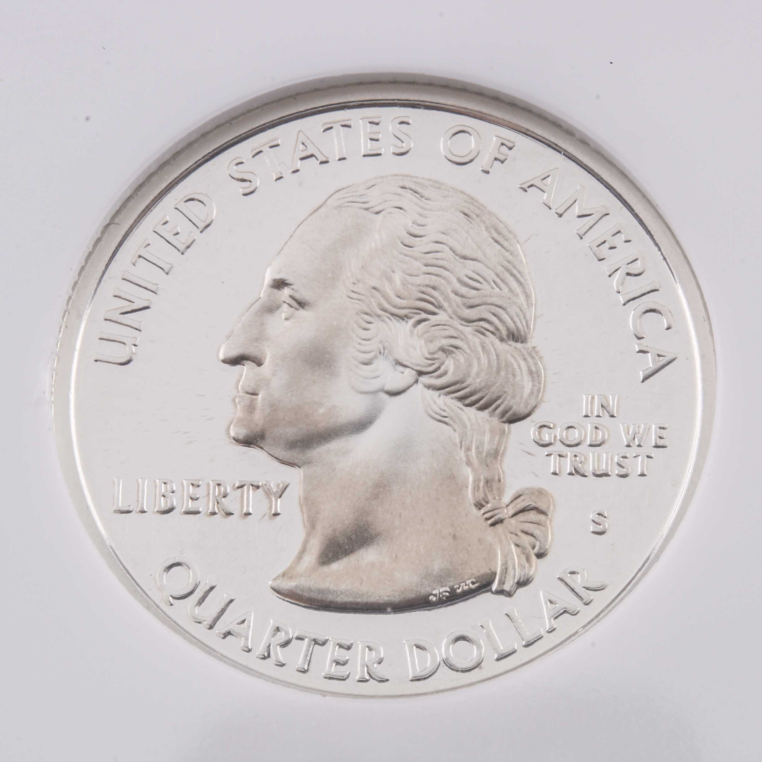 Eight Graded U.S. Quarters