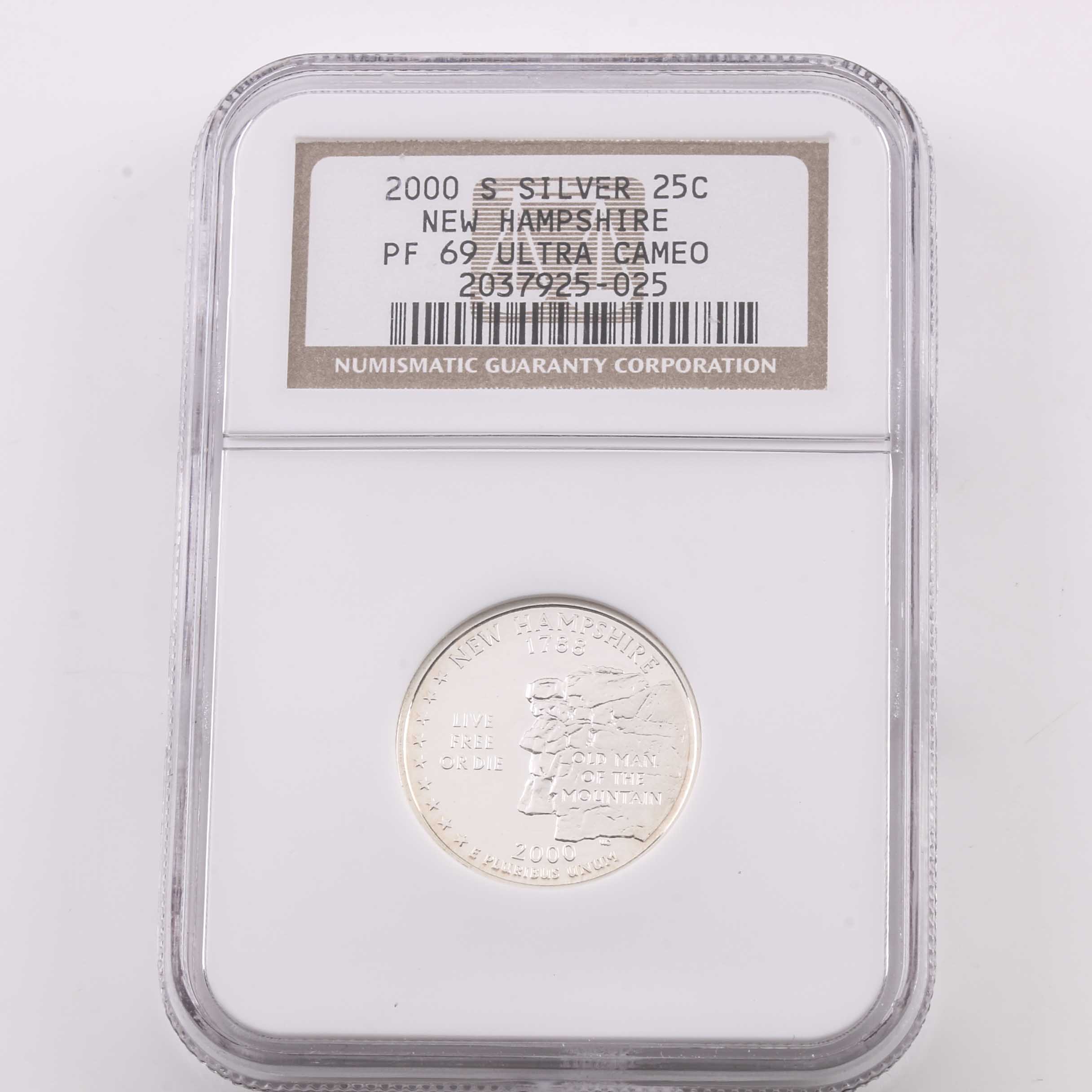 Eight Graded U.S. Quarters