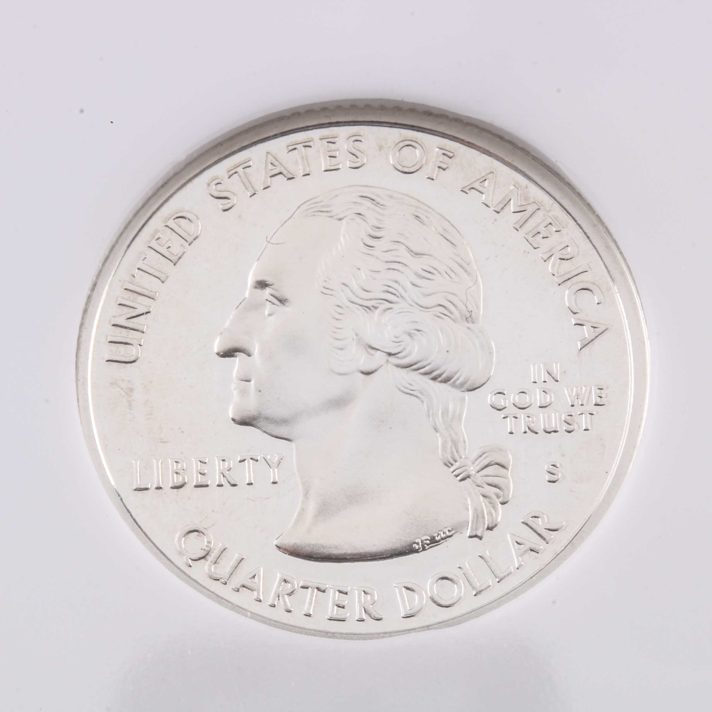 Eight Graded U.S. Quarters