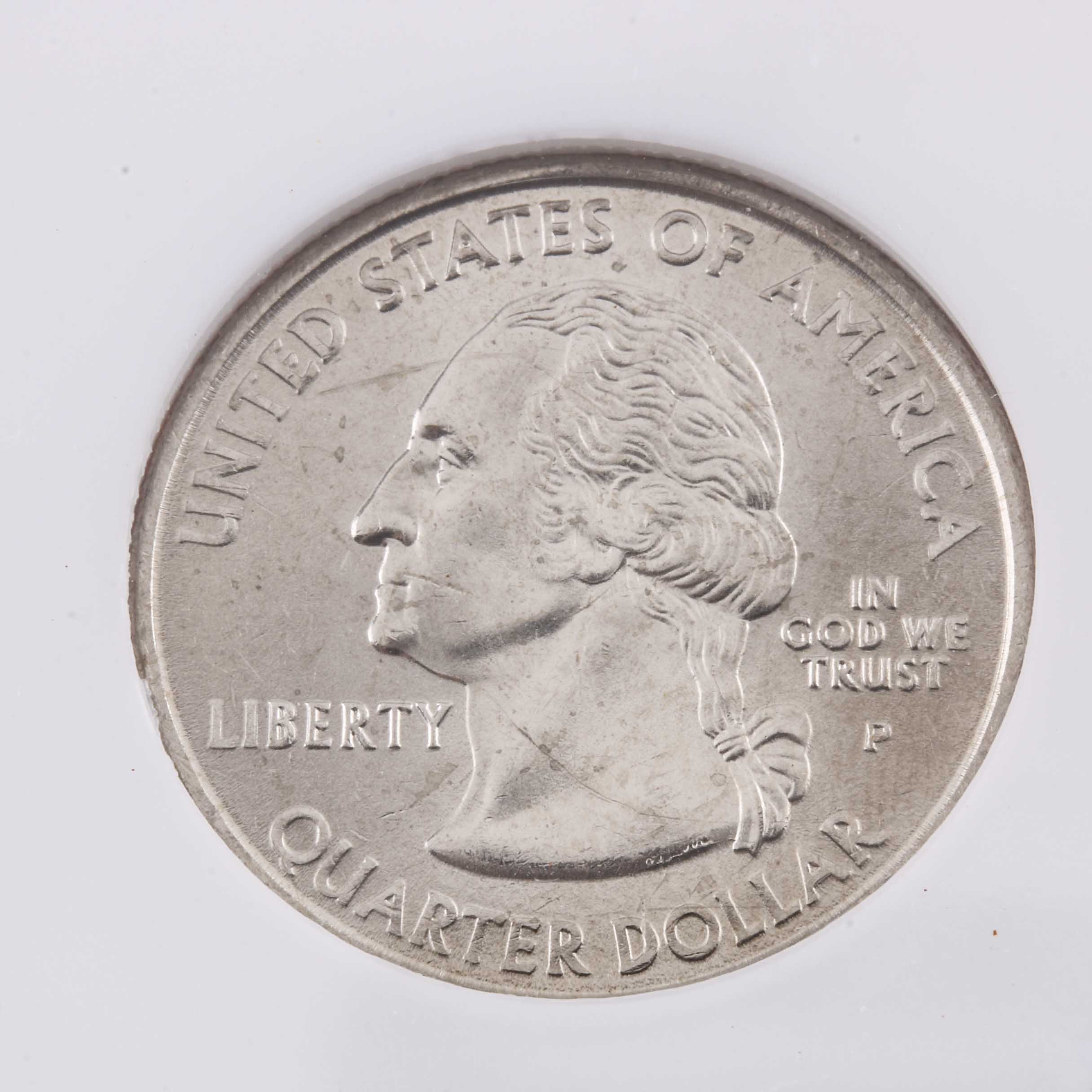 Eight Graded U.S. Quarters