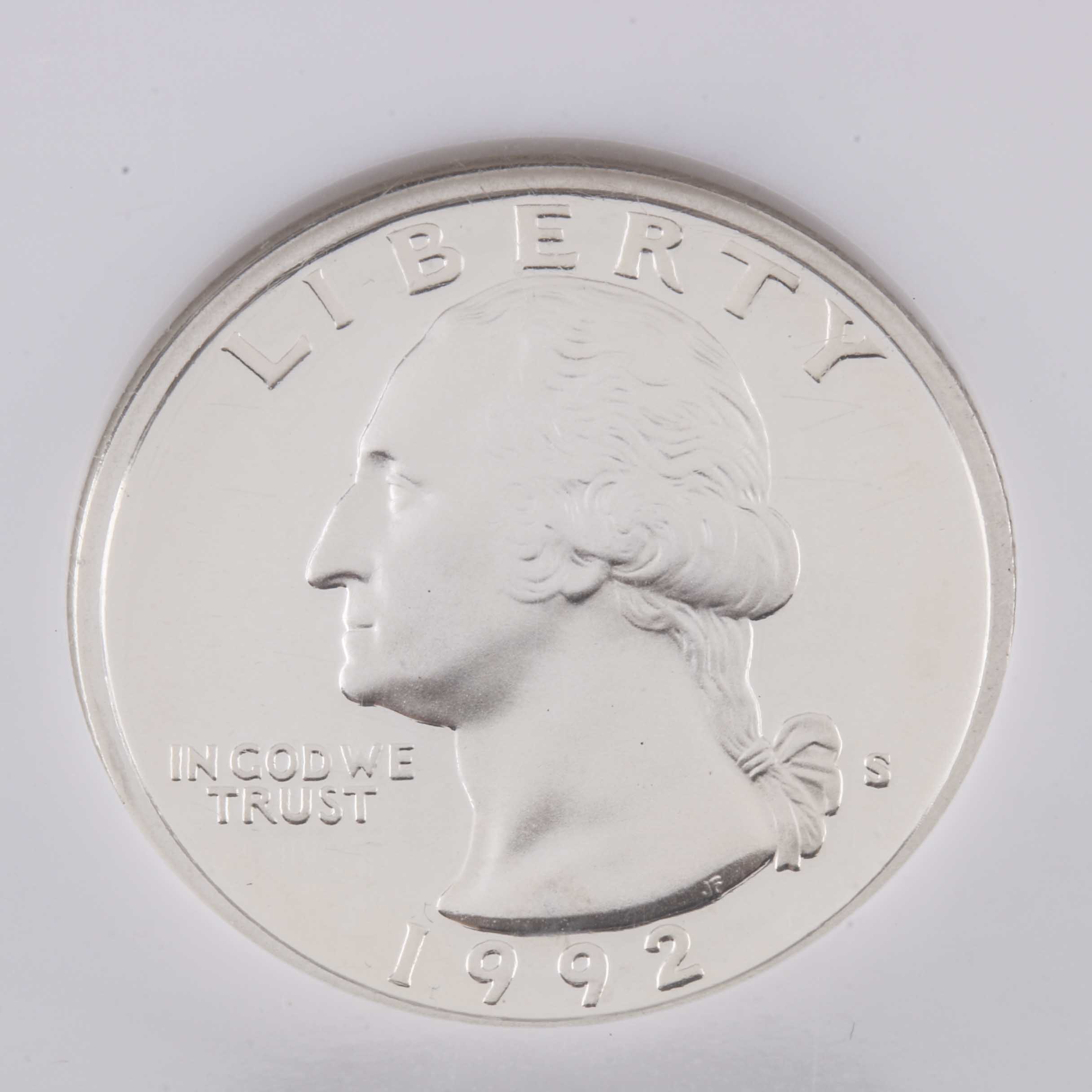 Eight Graded U.S. Quarters