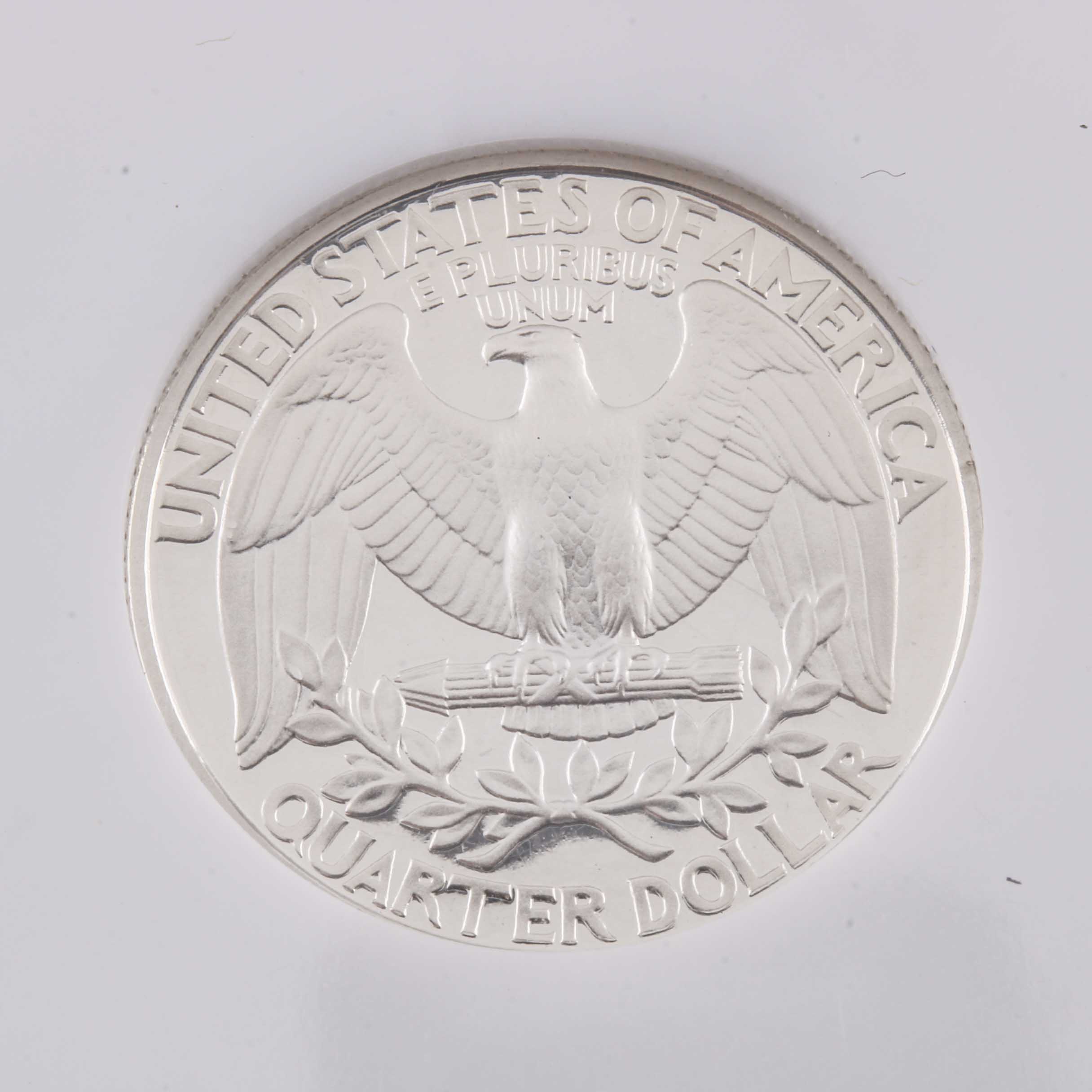 Eight Graded U.S. Quarters