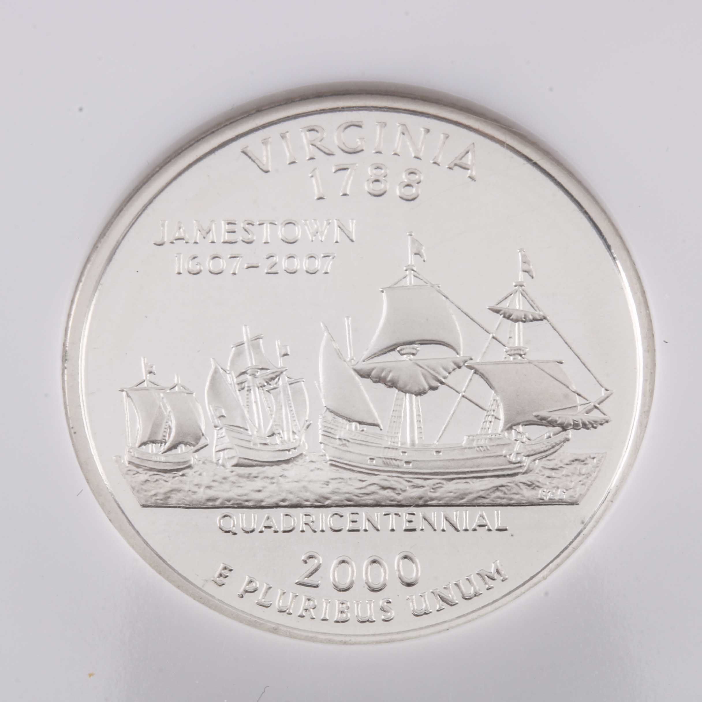 Eight Graded U.S. Quarters