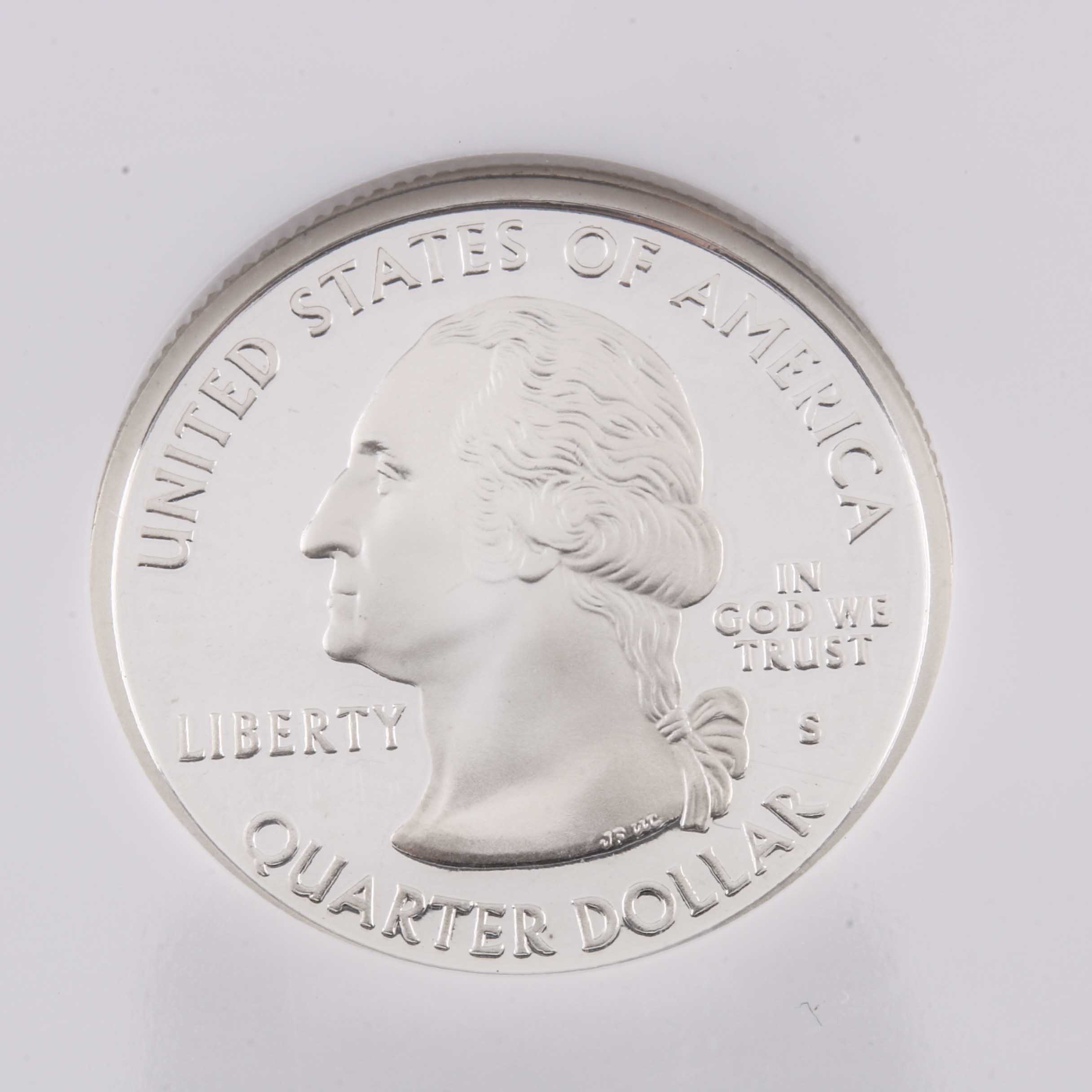 Eight Graded U.S. Quarters