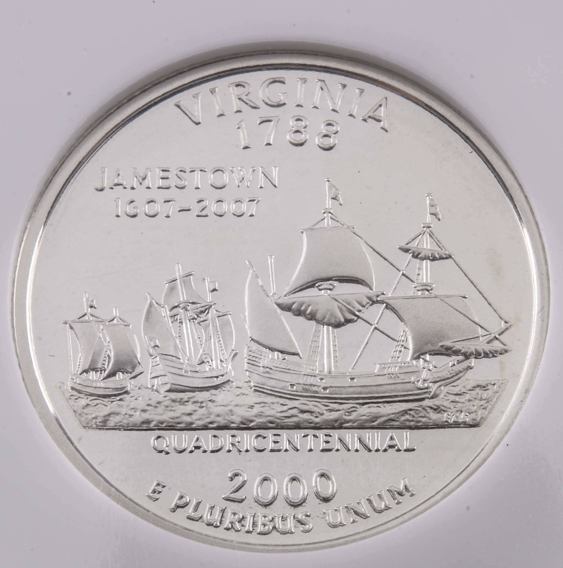 Eight Graded U.S. Quarters