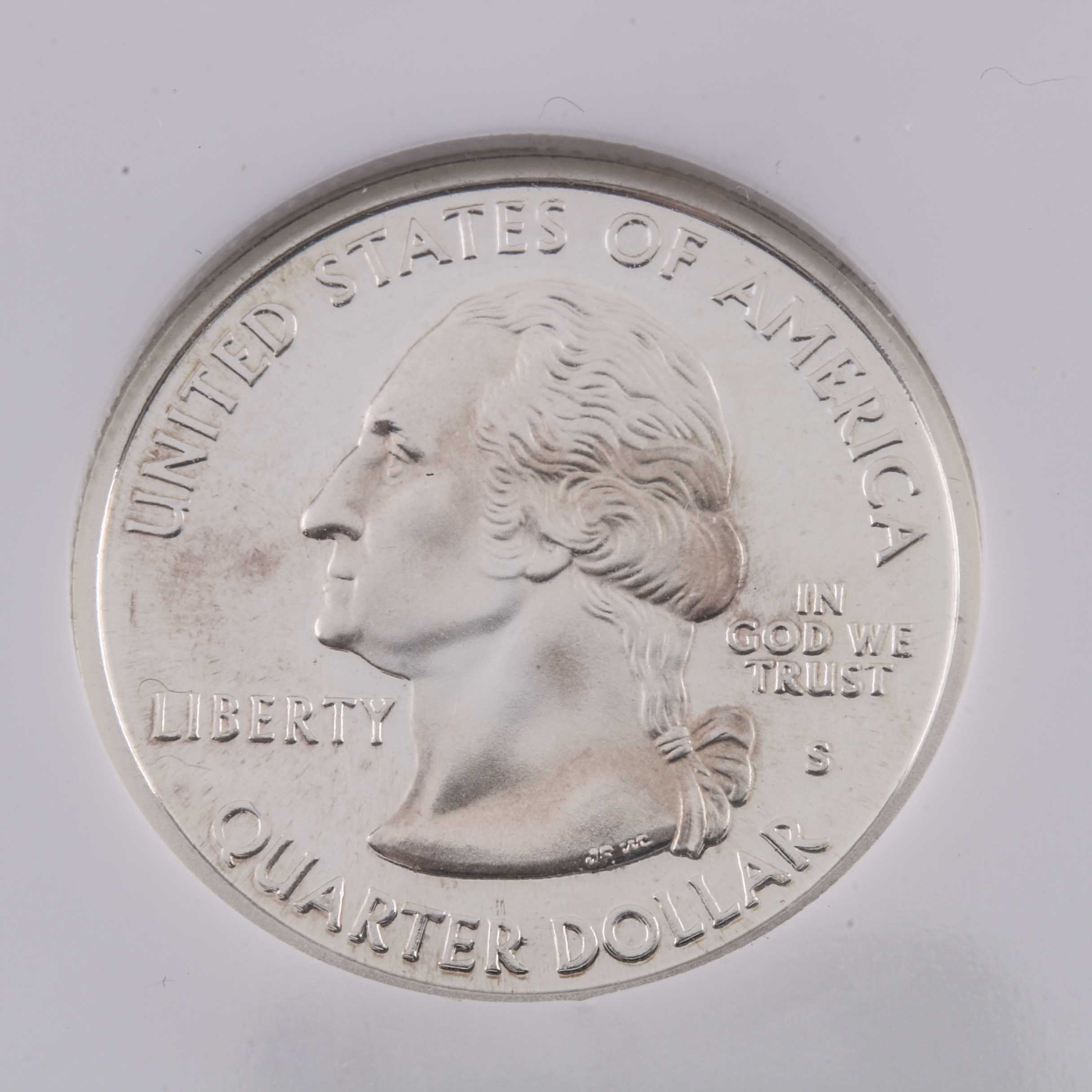 Eight Graded U.S. Quarters