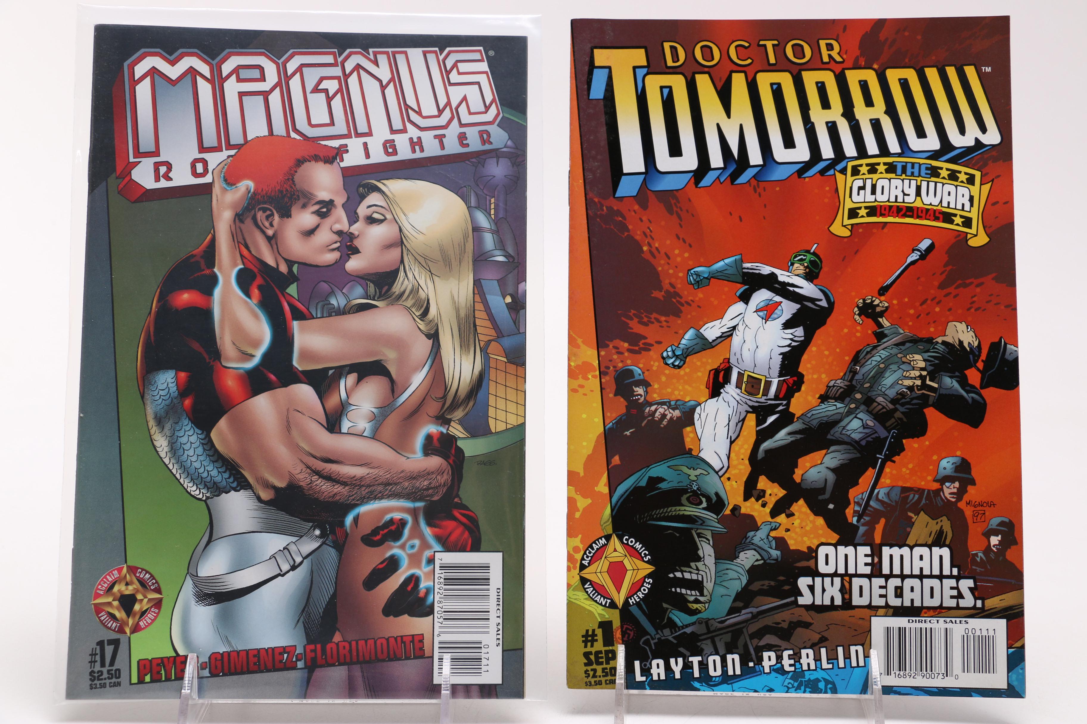 Modern Age Acclaim Comics Including "Shadow Man", "Turok" and "Doctor Tomorrow"