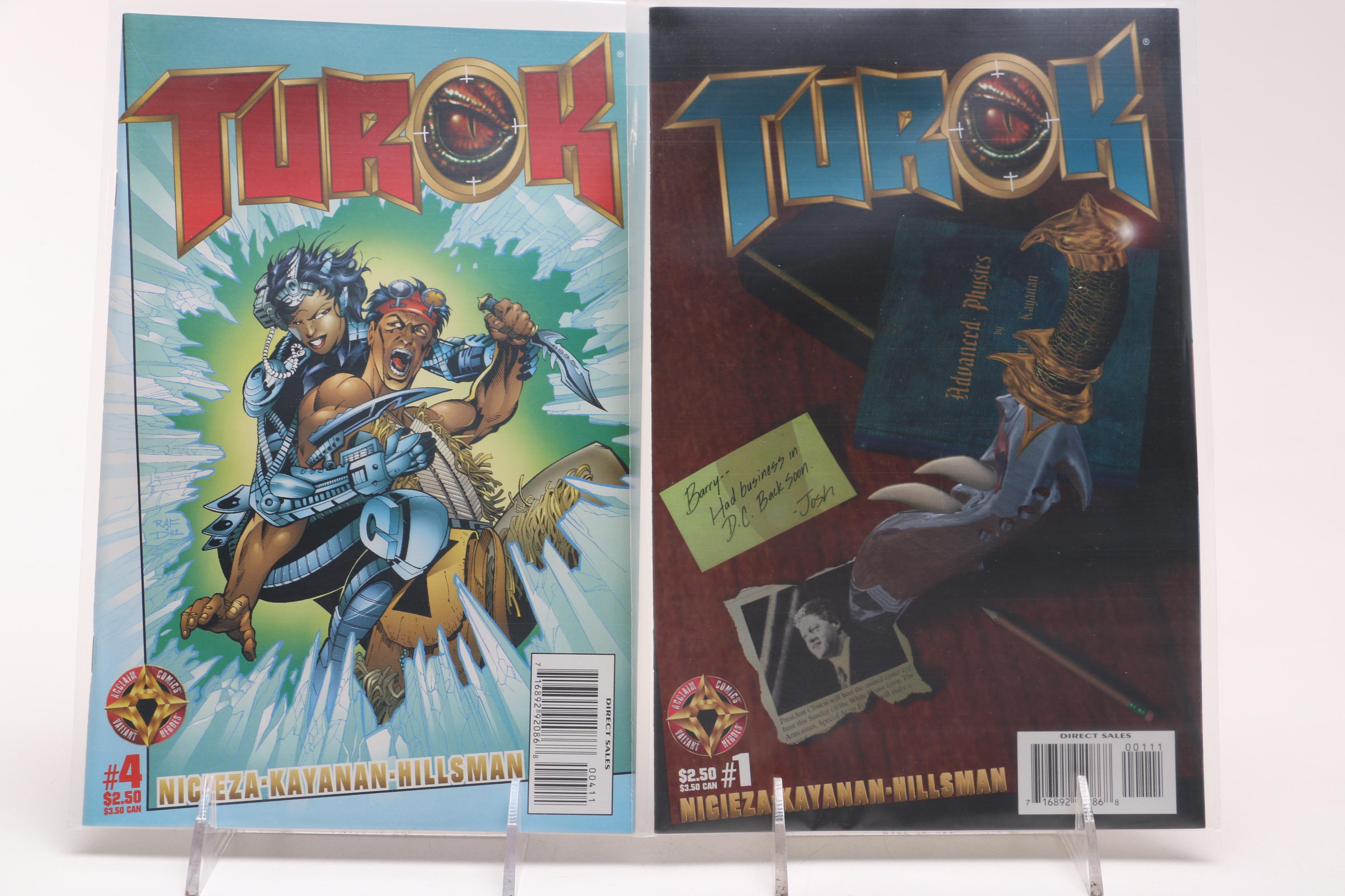 Modern Age Acclaim Comics Including "Shadow Man", "Turok" and "Doctor Tomorrow"