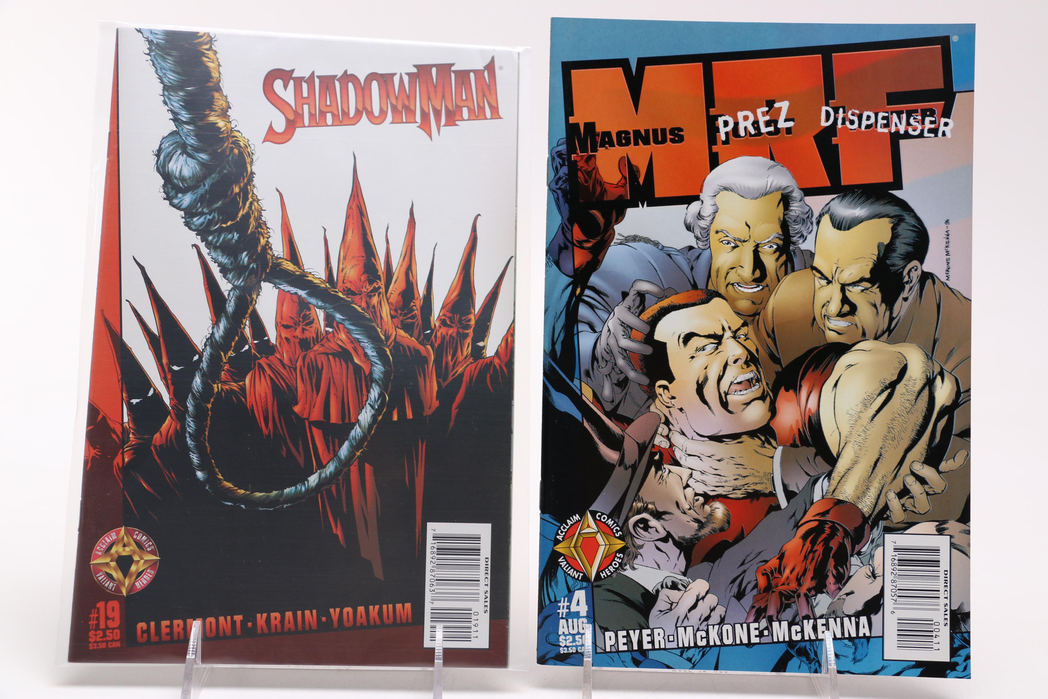 Modern Age Acclaim Comics Including "Shadow Man", "Turok" and "Doctor Tomorrow"