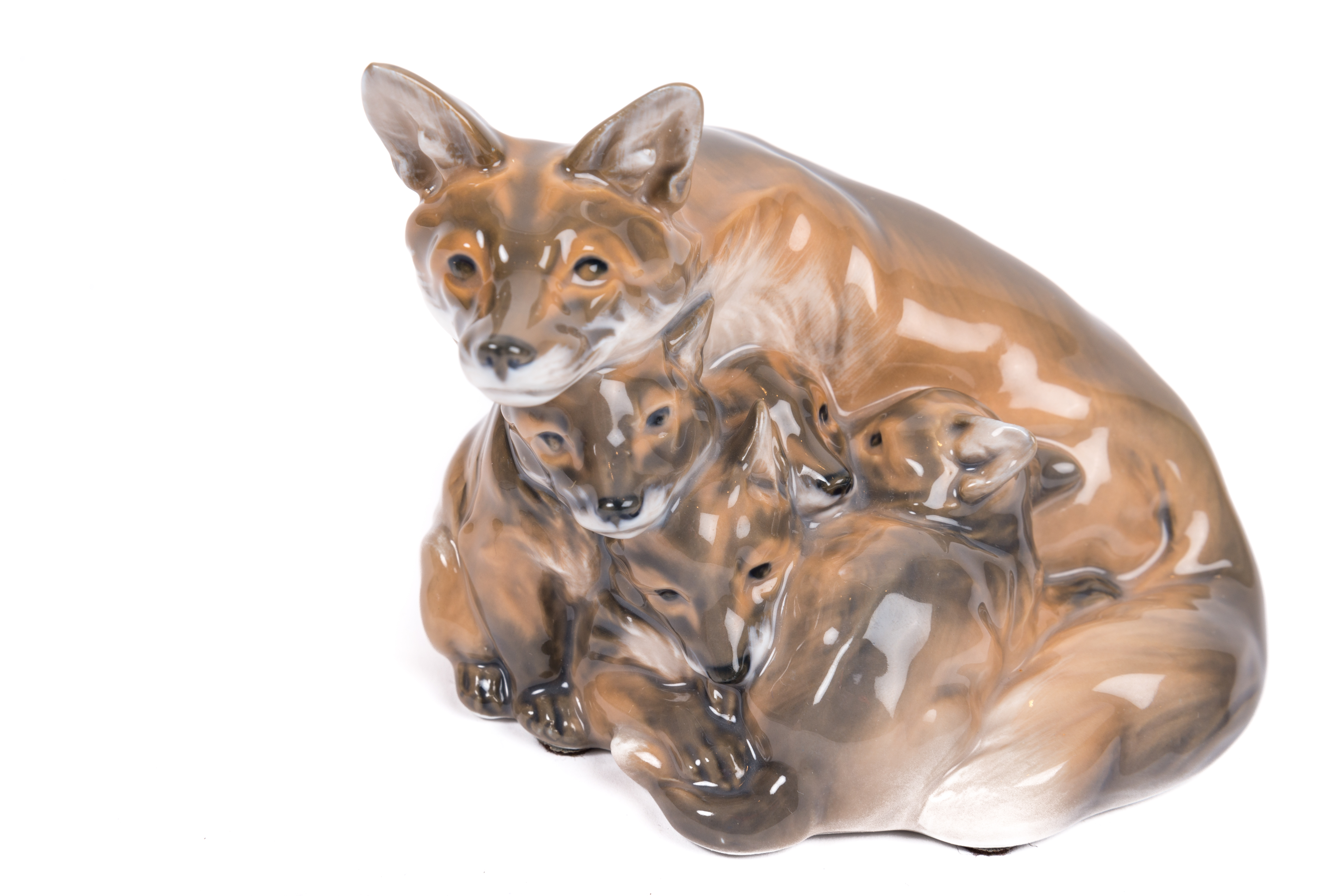 Royal Copenhagen Fox Vixen Porcelain Figurine