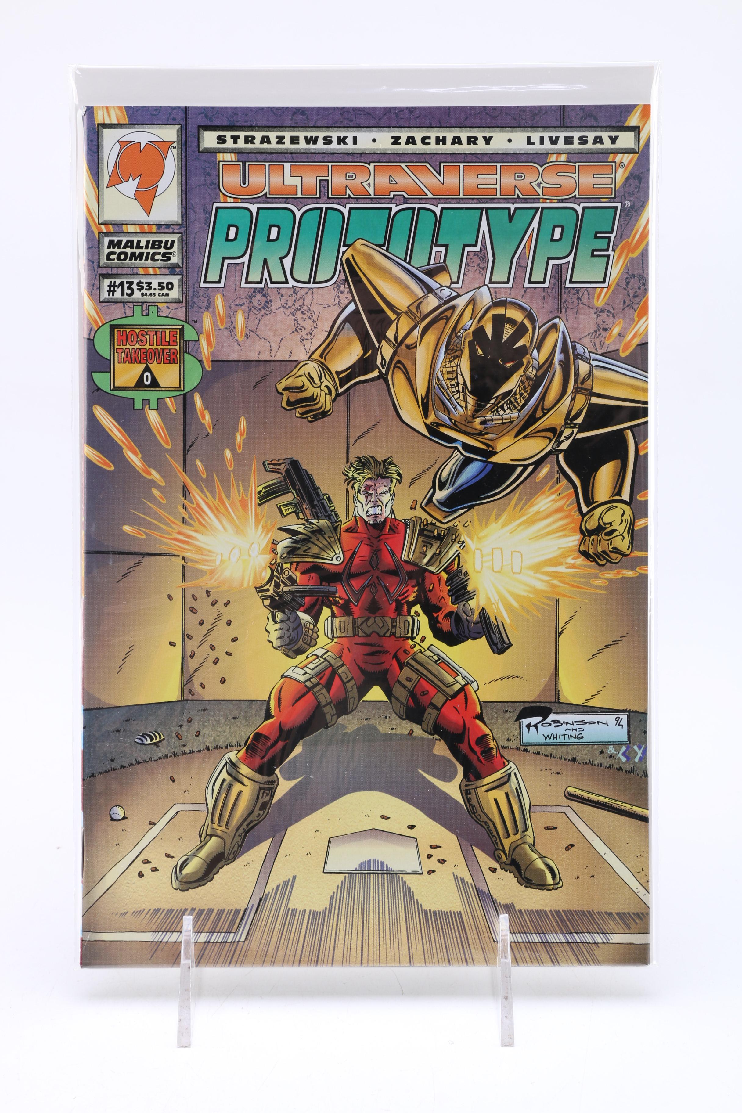 Modern Age Malibu Ultraverse Comics Including "Prototype" and "Solitaire"