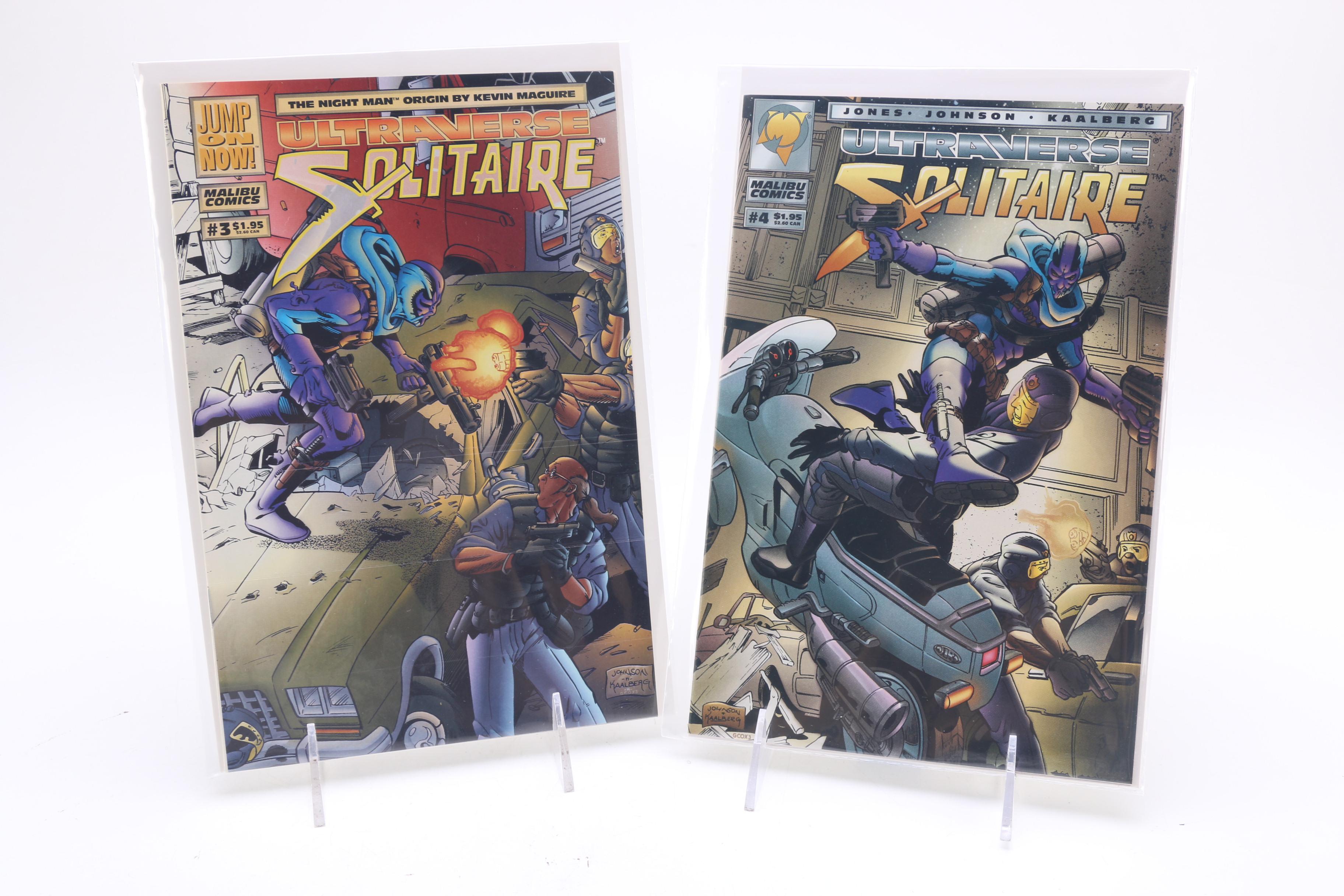 Modern Age Malibu Ultraverse Comics Including "Prototype" and "Solitaire"