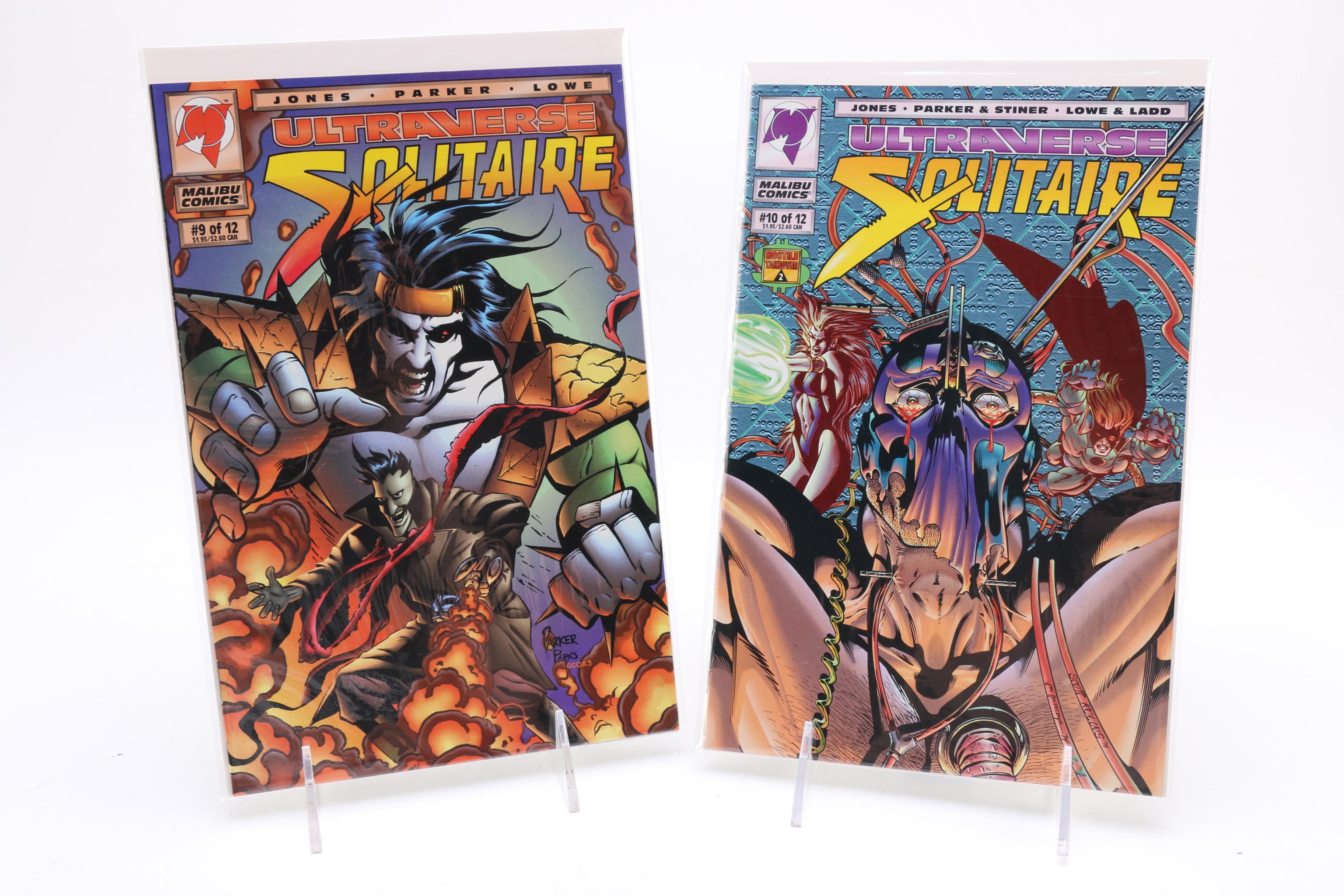 Modern Age Malibu Ultraverse Comics Including "Prototype" and "Solitaire"