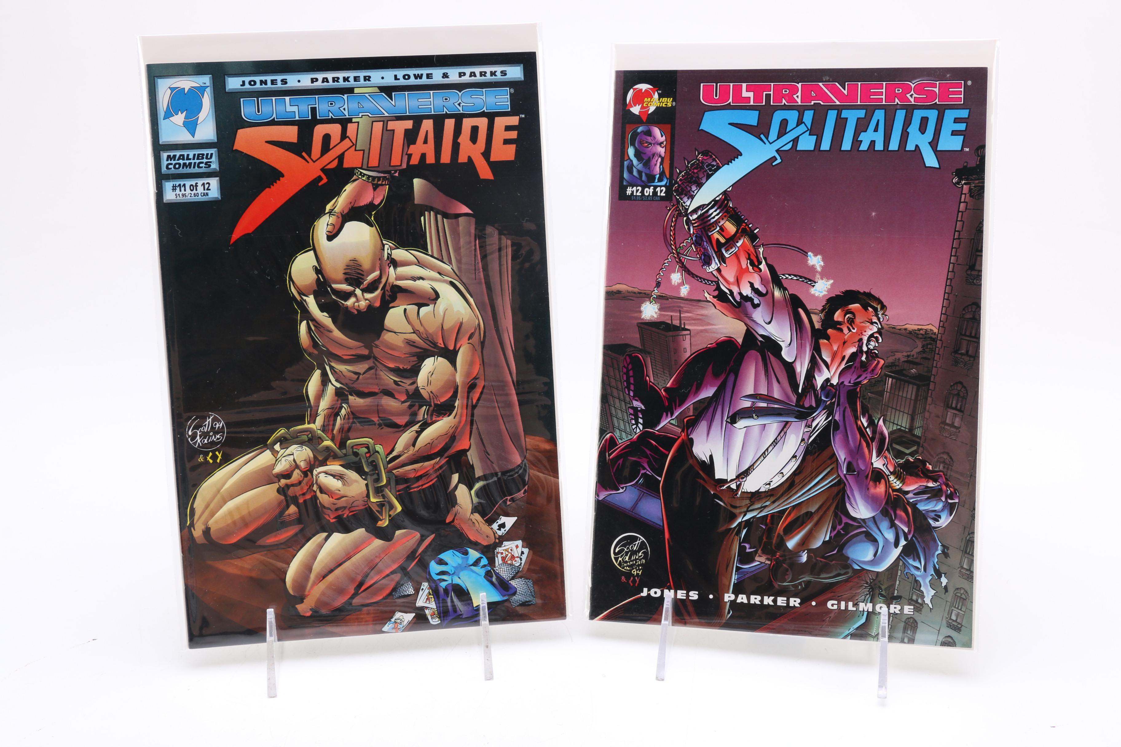 Modern Age Malibu Ultraverse Comics Including "Prototype" and "Solitaire"