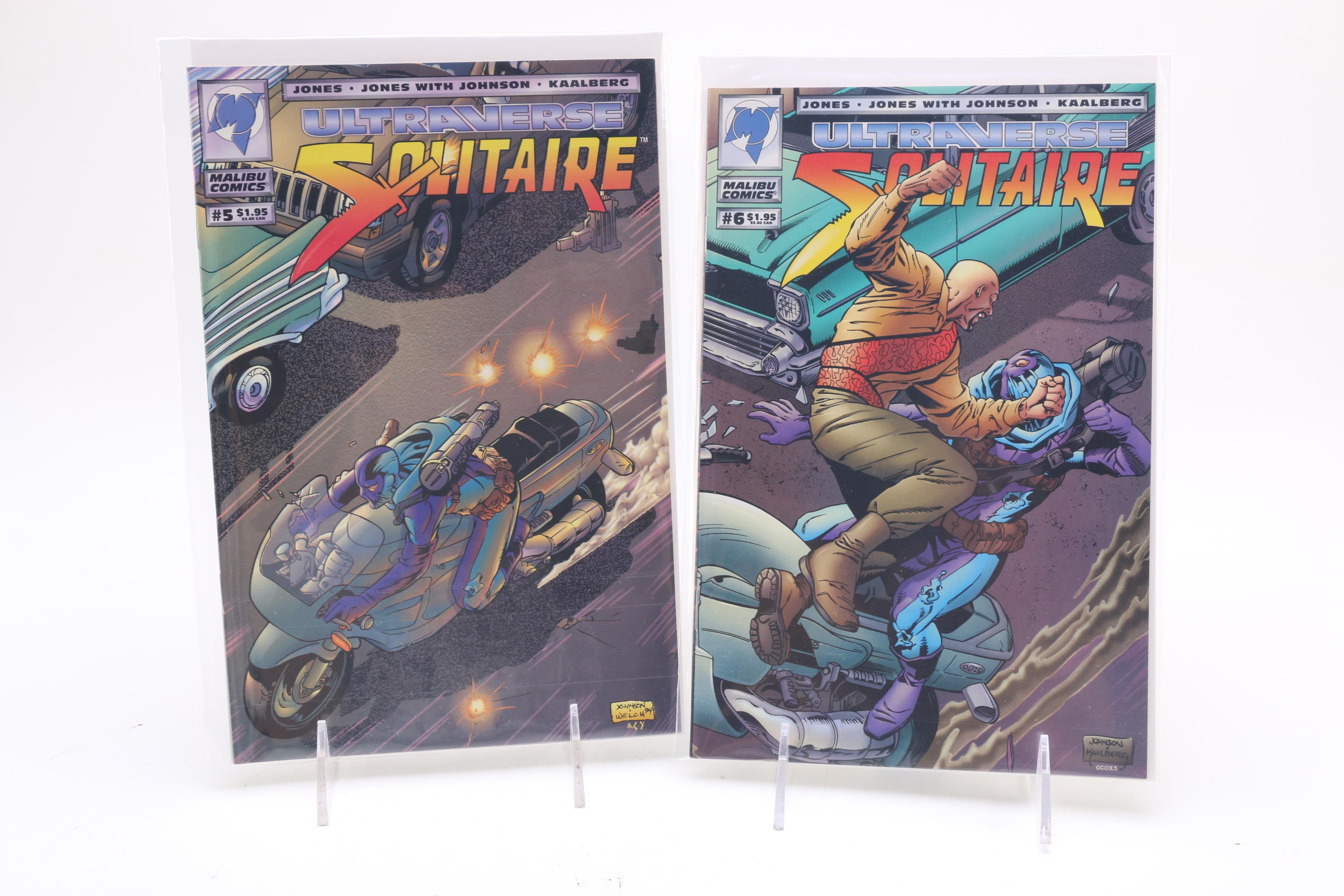 Modern Age Malibu Ultraverse Comics Including "Prototype" and "Solitaire"
