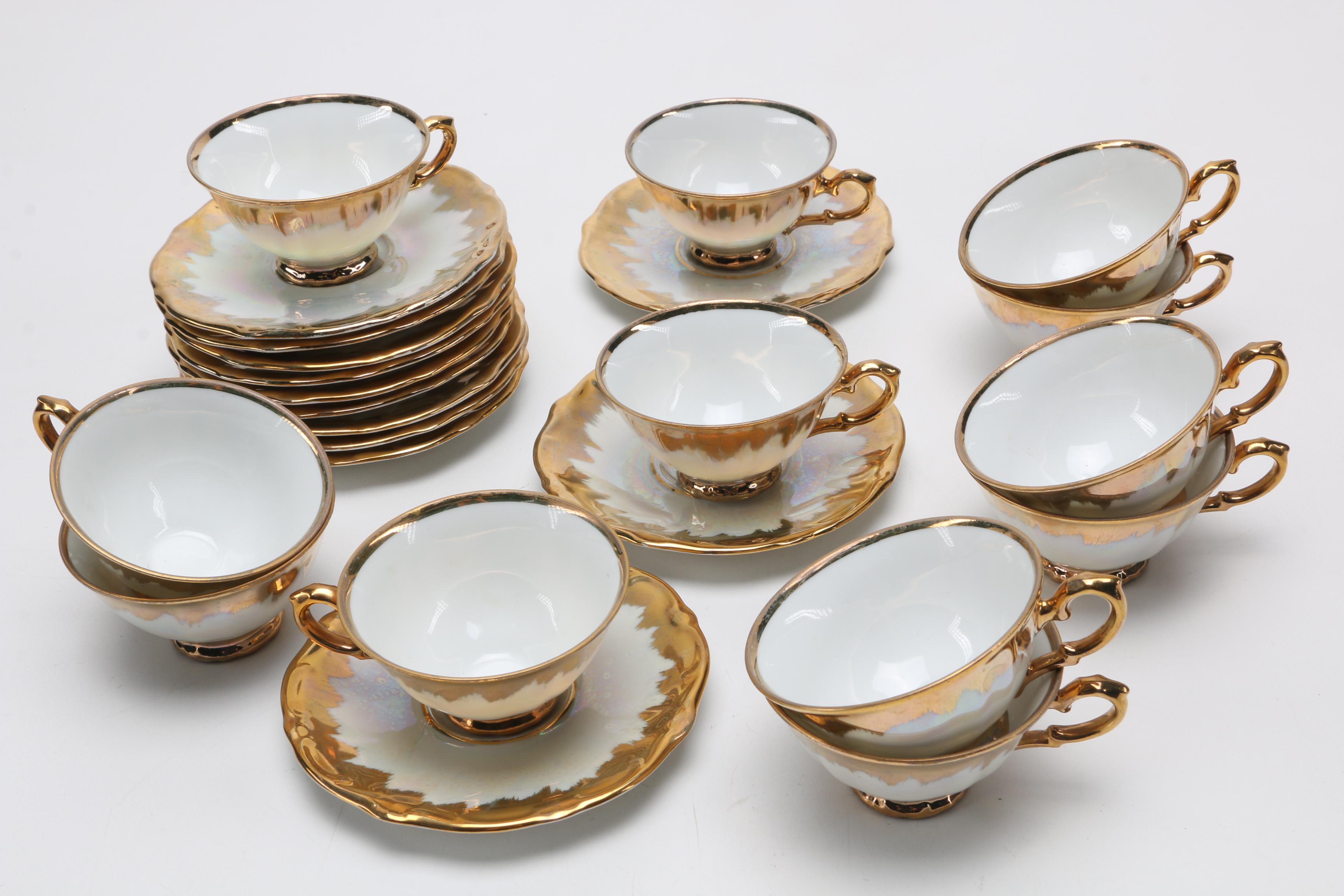 Bareuther Bavarian Luster Coffee Set