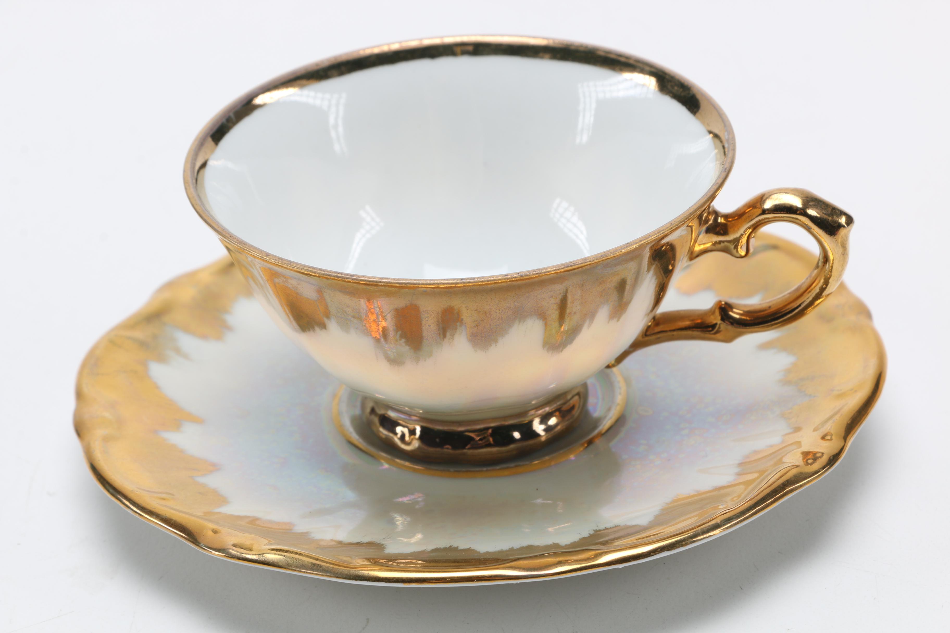 Bareuther Bavarian Luster Coffee Set