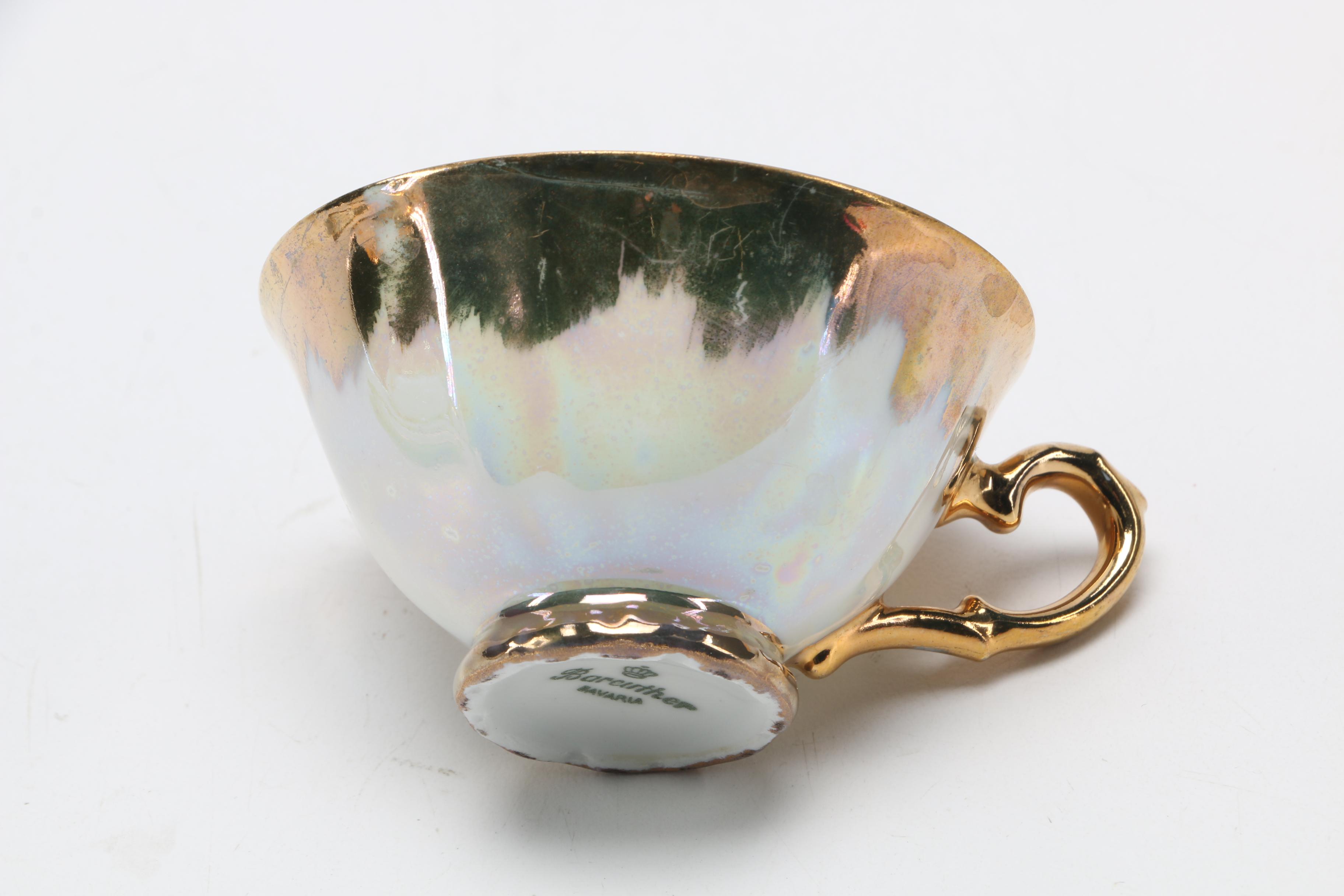 Bareuther Bavarian Luster Coffee Set