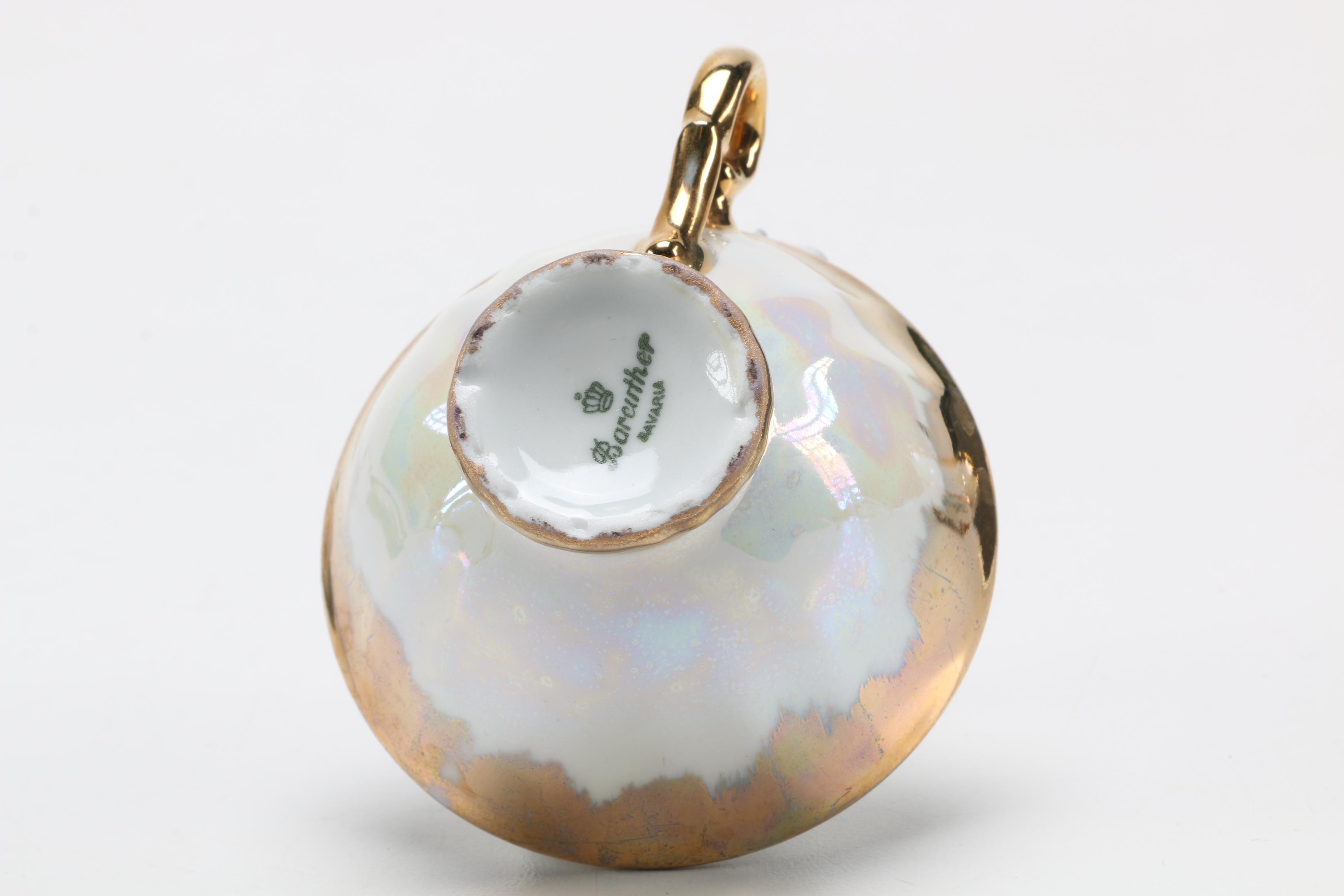 Bareuther Bavarian Luster Coffee Set