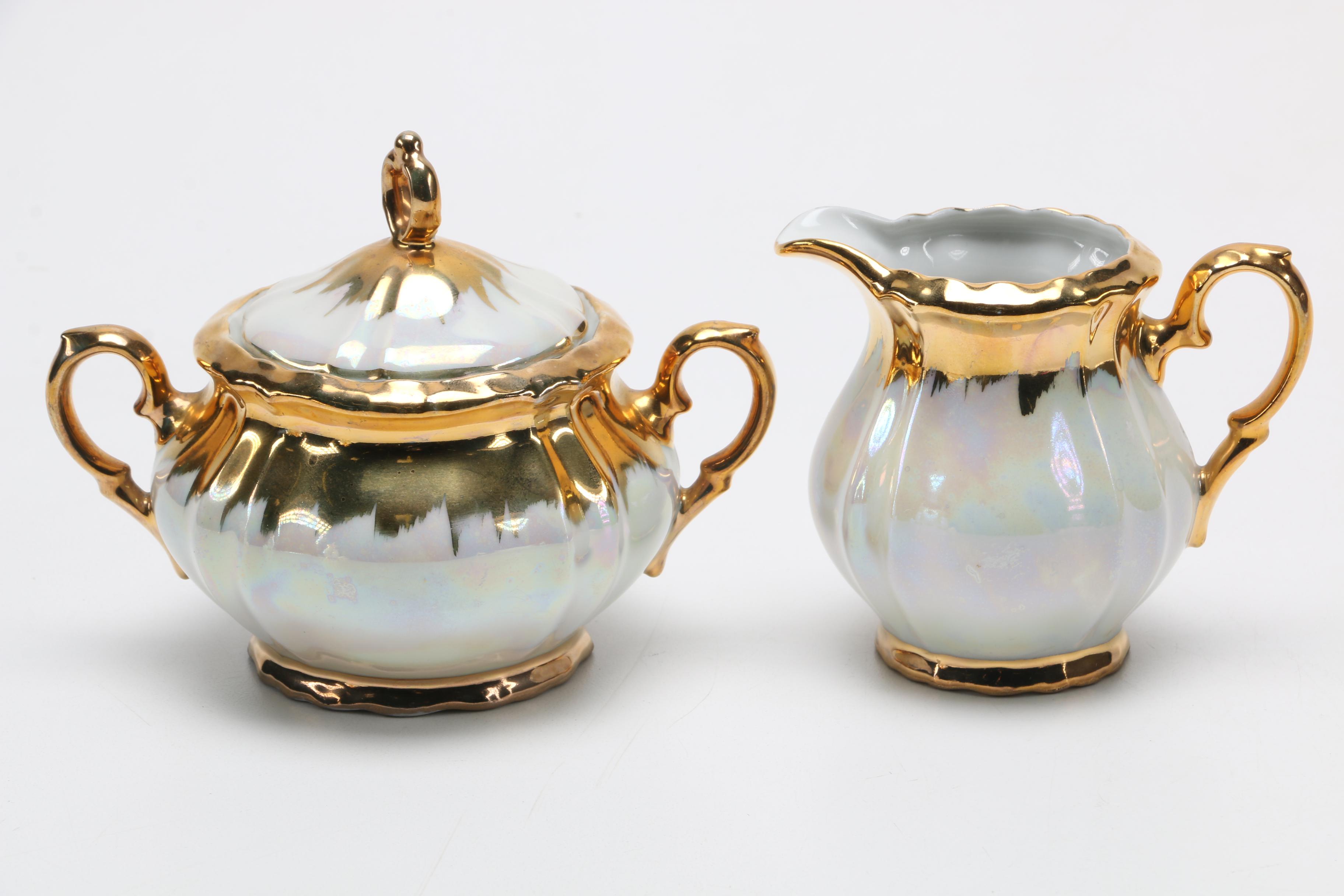 Bareuther Bavarian Luster Coffee Set