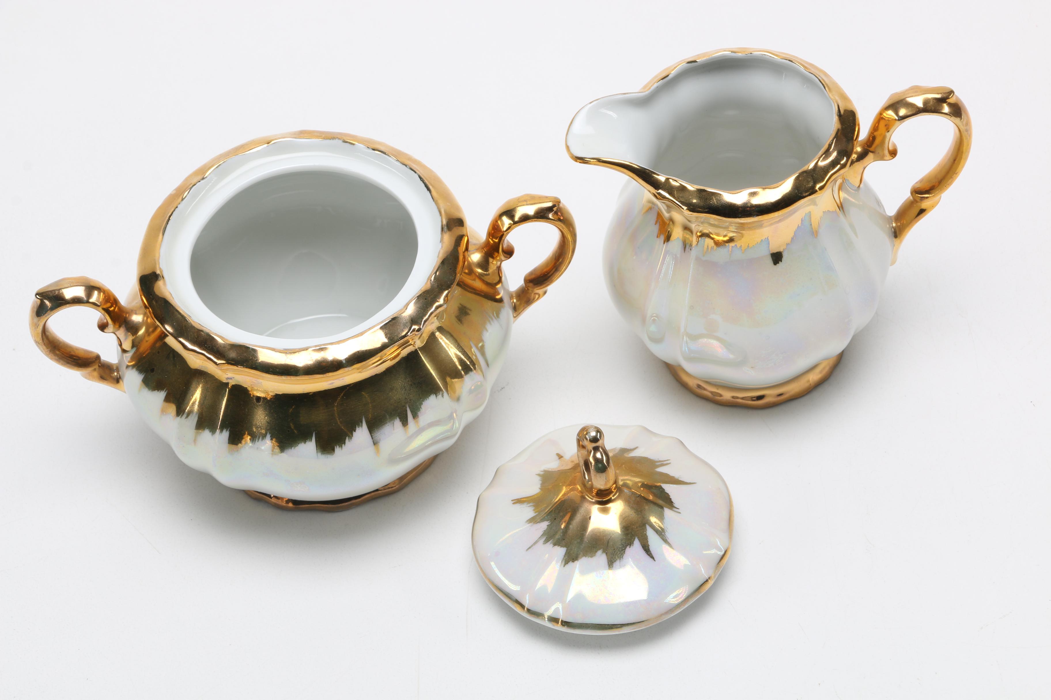 Bareuther Bavarian Luster Coffee Set