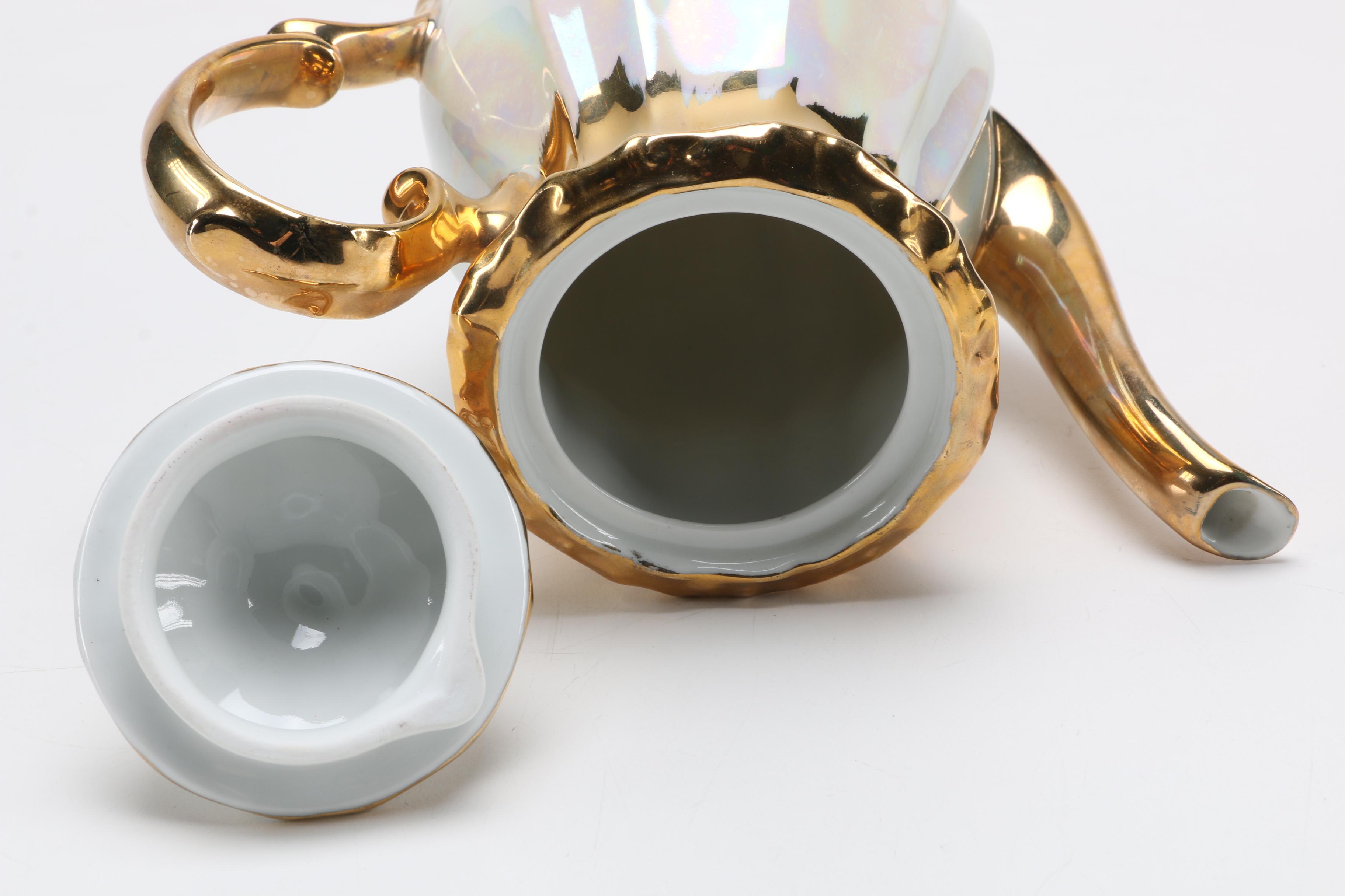 Bareuther Bavarian Luster Coffee Set