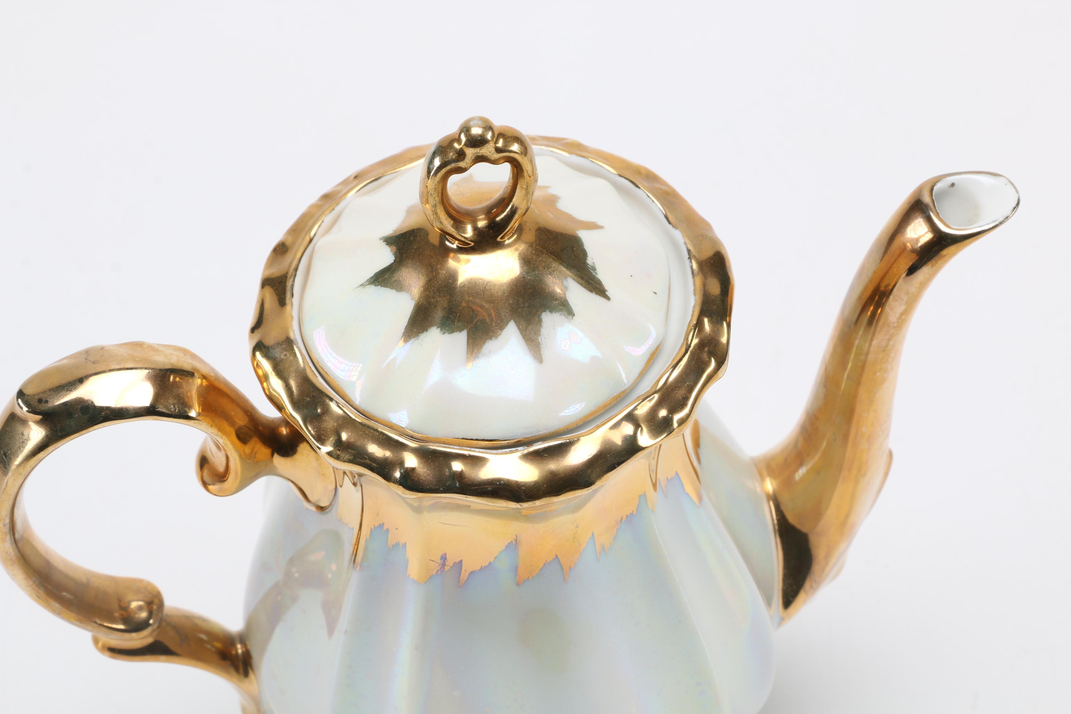 Bareuther Bavarian Luster Coffee Set