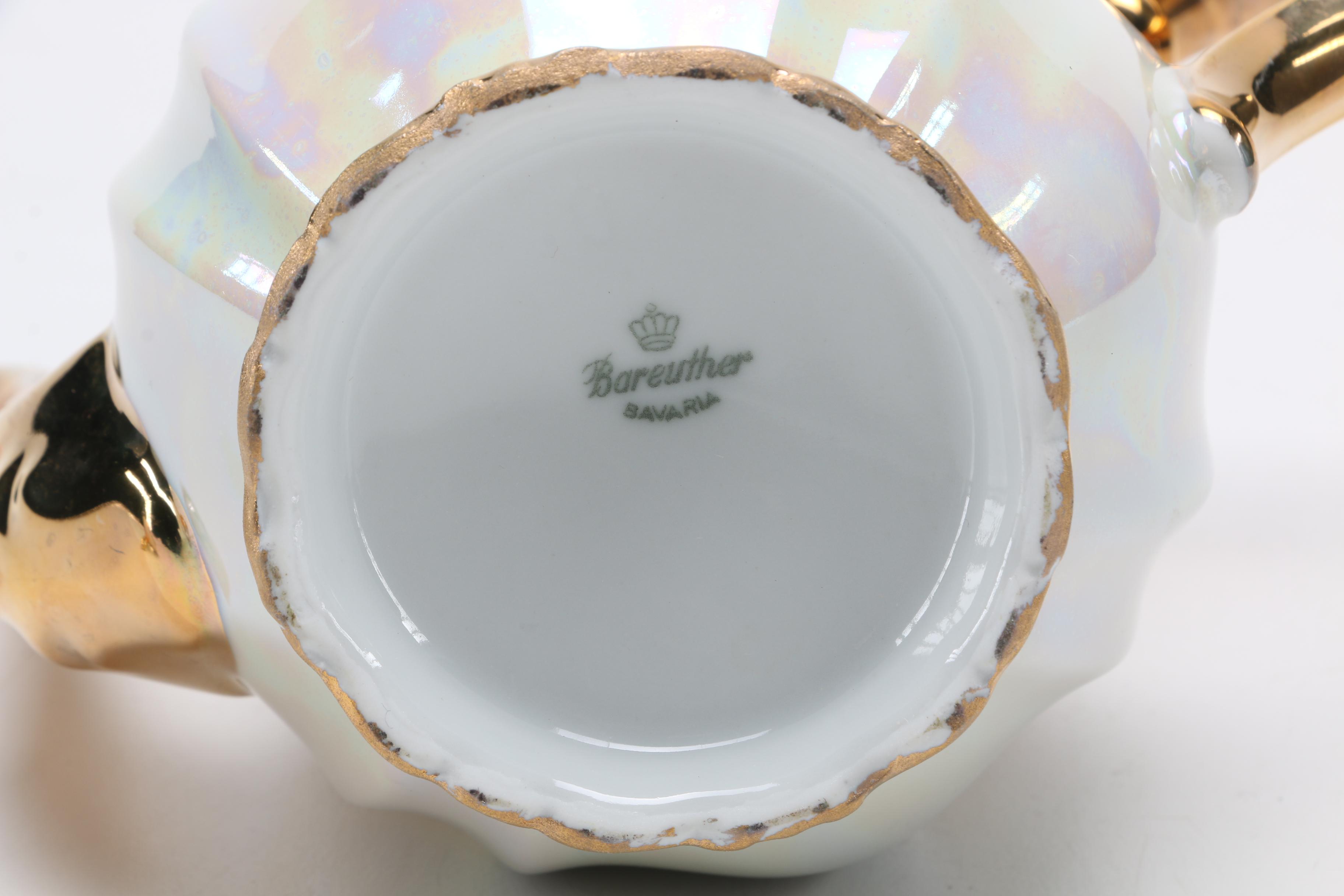 Bareuther Bavarian Luster Coffee Set