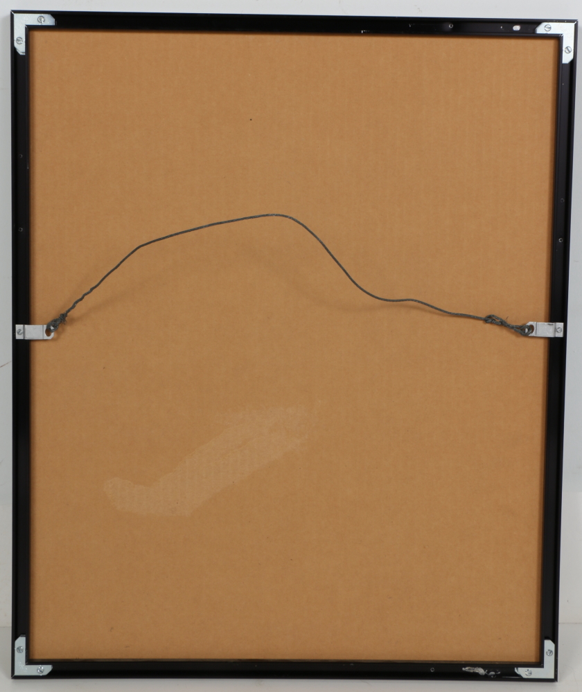 Framed Giclee on Paper of Oil Refinery