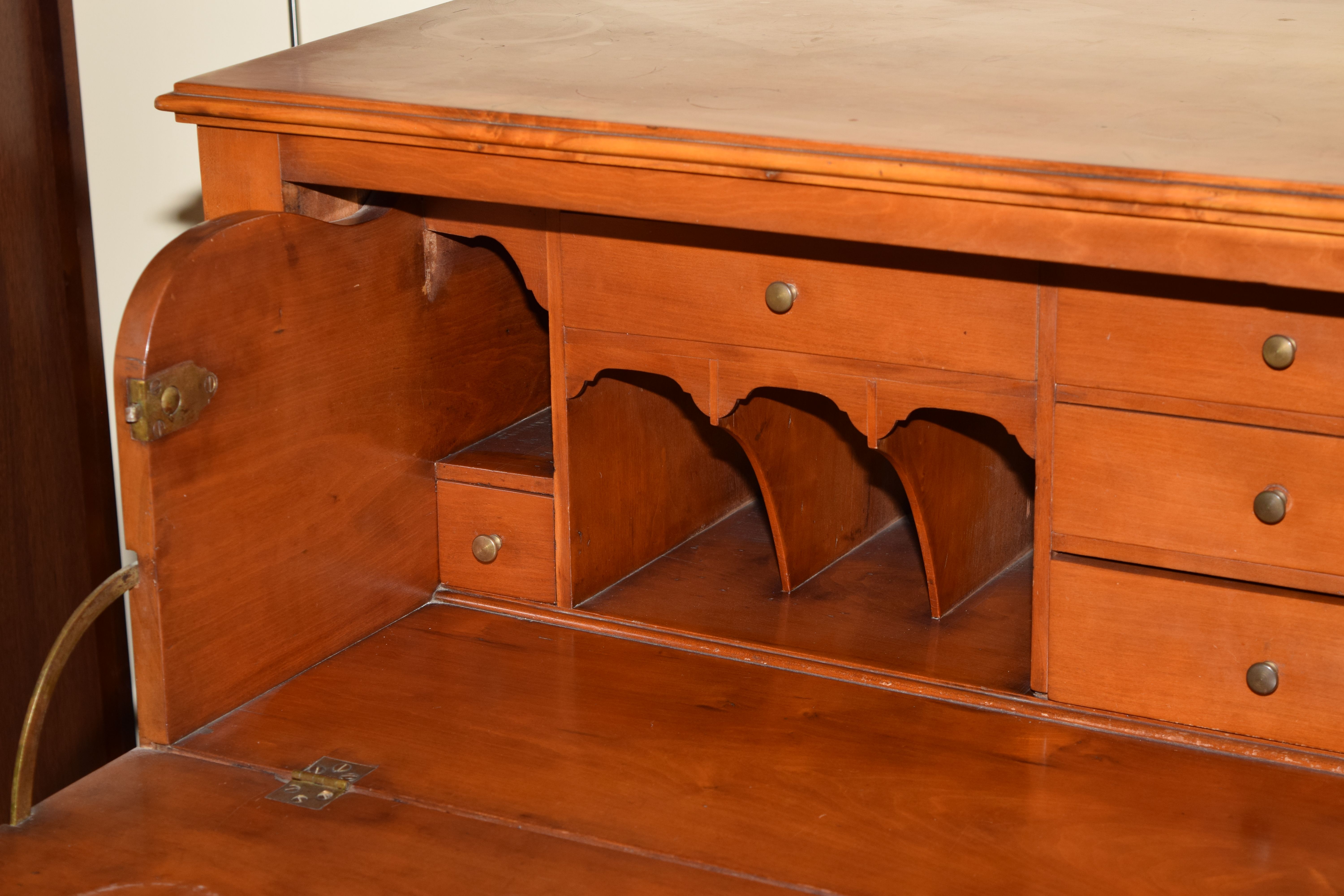 Antique Maple Butler's Desk