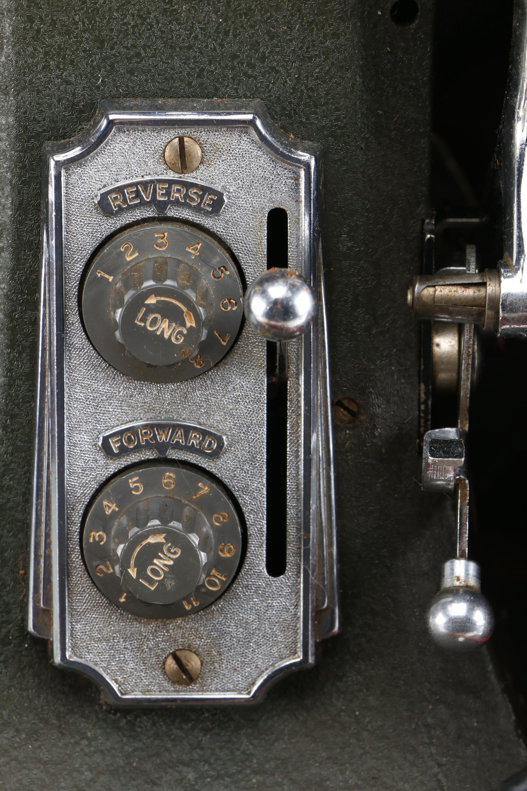 Circa 1940s "White Rotary" Sewing Machine in Case