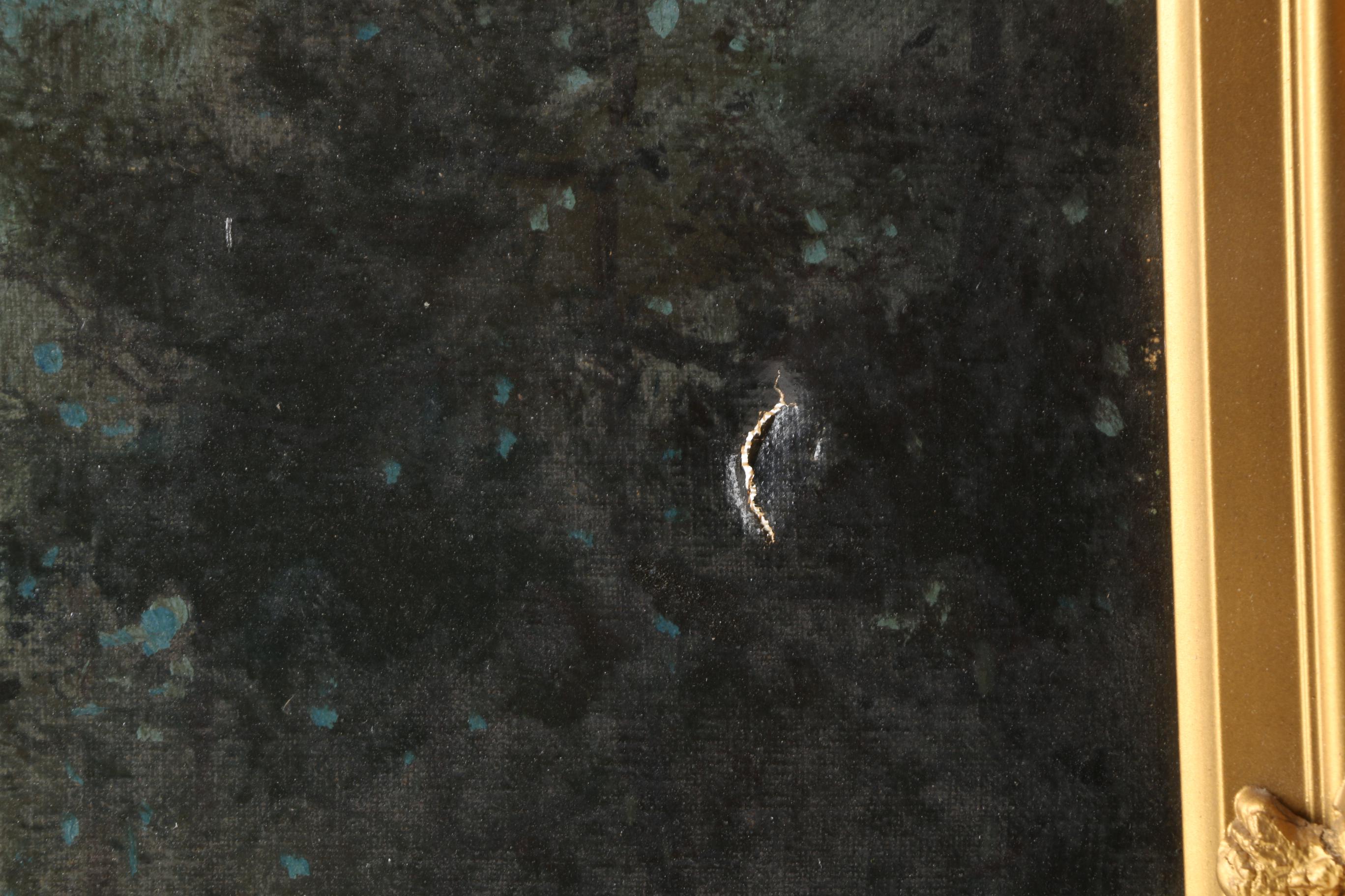 Mary King Oil Painting on Canvas of Moonlight Scene