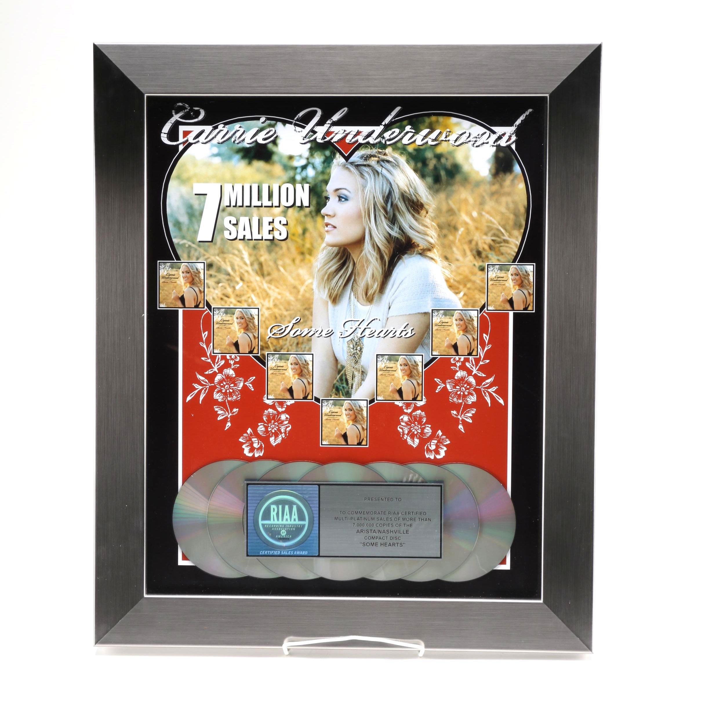Carrie Underwood Multi Platinum Record